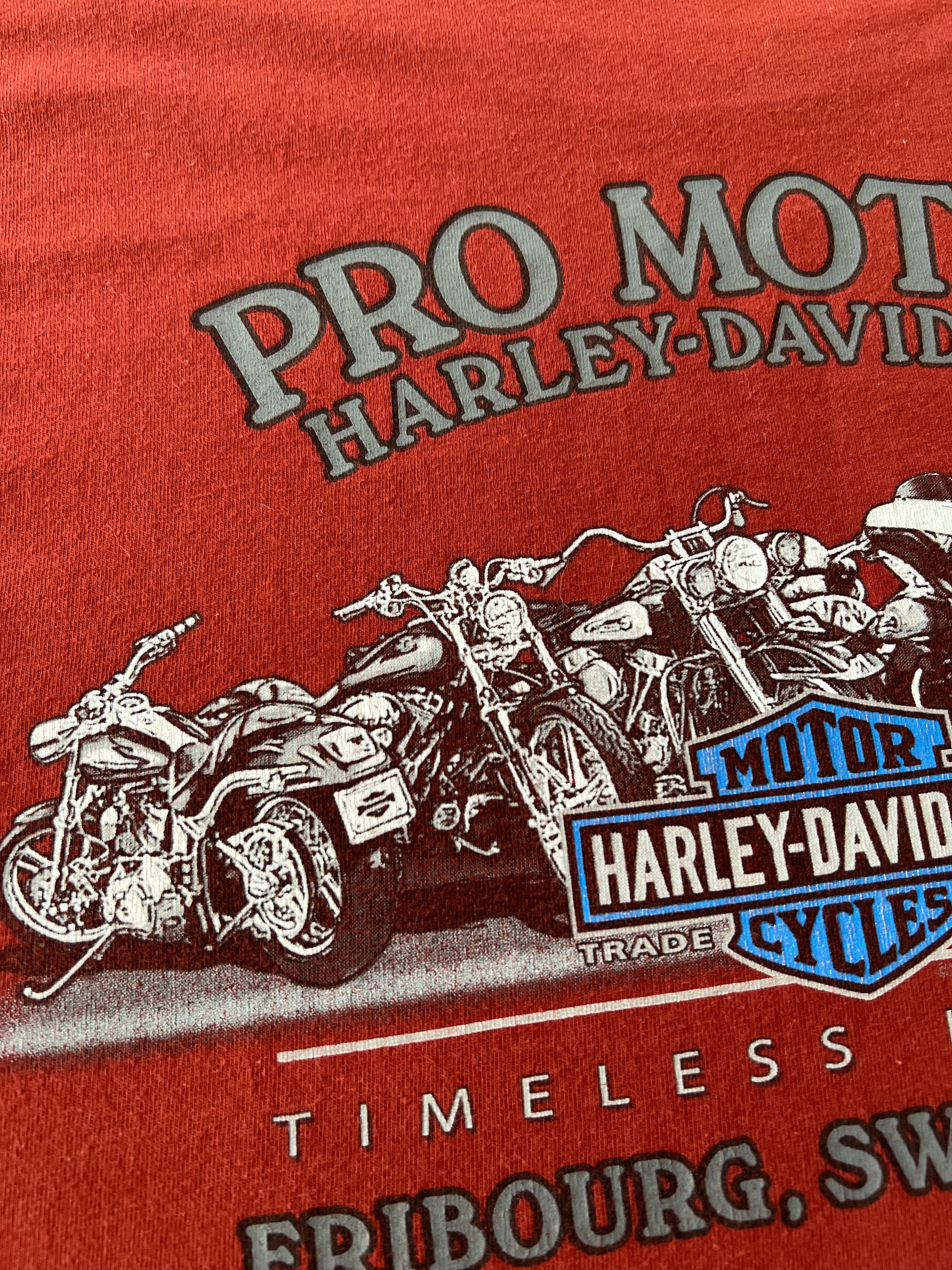 Harley Davidson Vintage 2013 Harley Davidson Sexy Girl Switzerland T-shirt Size US M / EU 48-50 / 2 - 13 Thumbnail