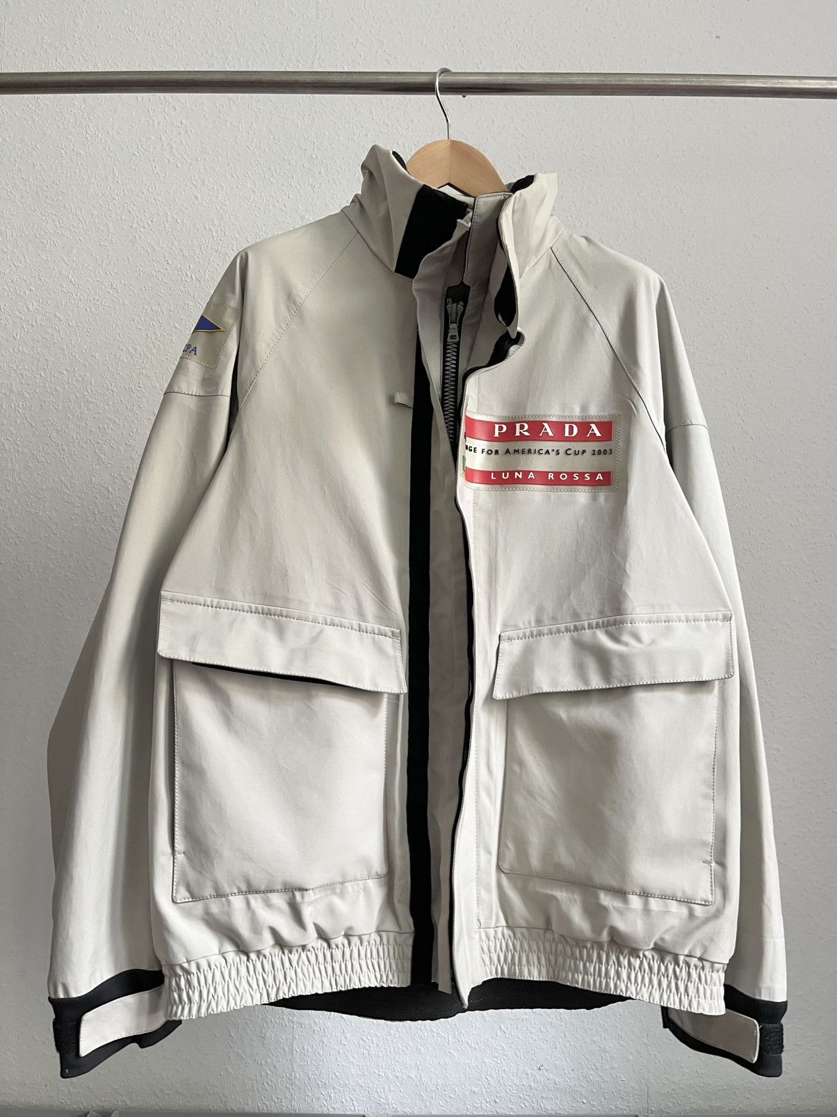 Prada 2003 Prada Luna Rossa Sailing Jacket Size US XL / EU 56 / 4 - 6 Thumbnail