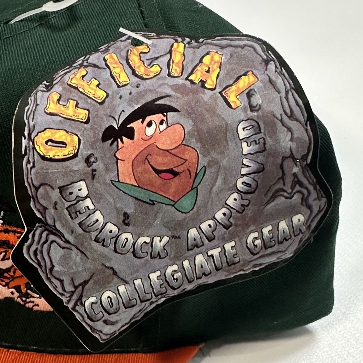 Cartoon Network 1993 The Flintstones x Miami Hurricanes Snapback Hat BWT Size ONE SIZE - 5 Thumbnail