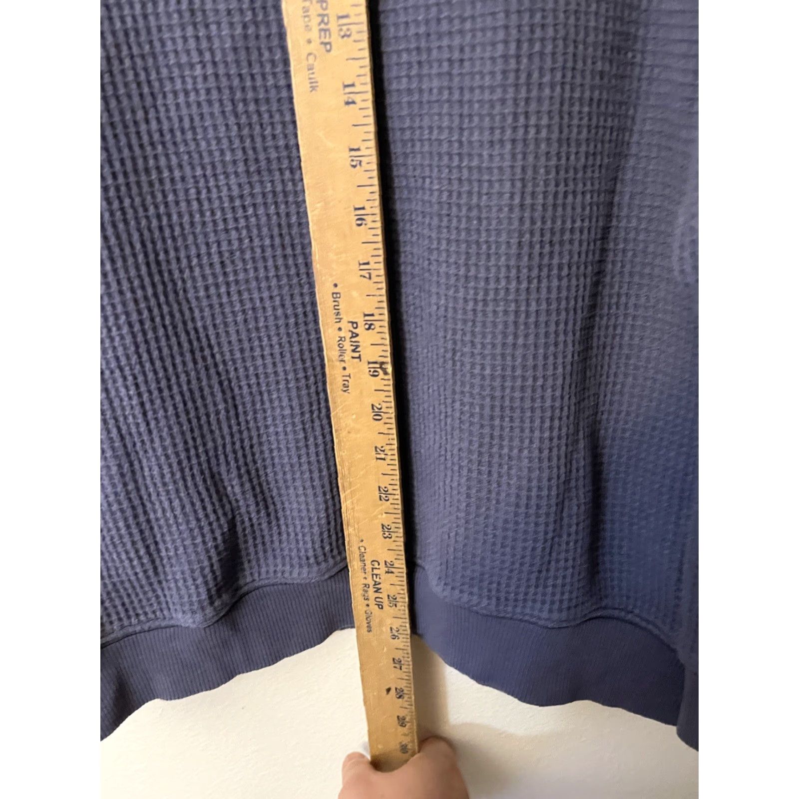 Vintage AERIE Blue Oversized Pullover Sweatshirt Ribbed Split Side Womens Mediu Size M / US 6-8 / IT 42-44 - 4 Thumbnail
