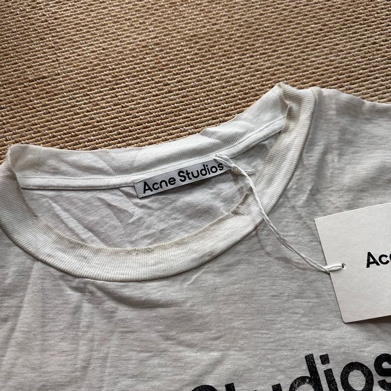 Acne Studios Acne Studios Washed, dirty, stained, mud-dyed and aged whi Size US S / EU 44-46 / 1 - 2 Thumbnail
