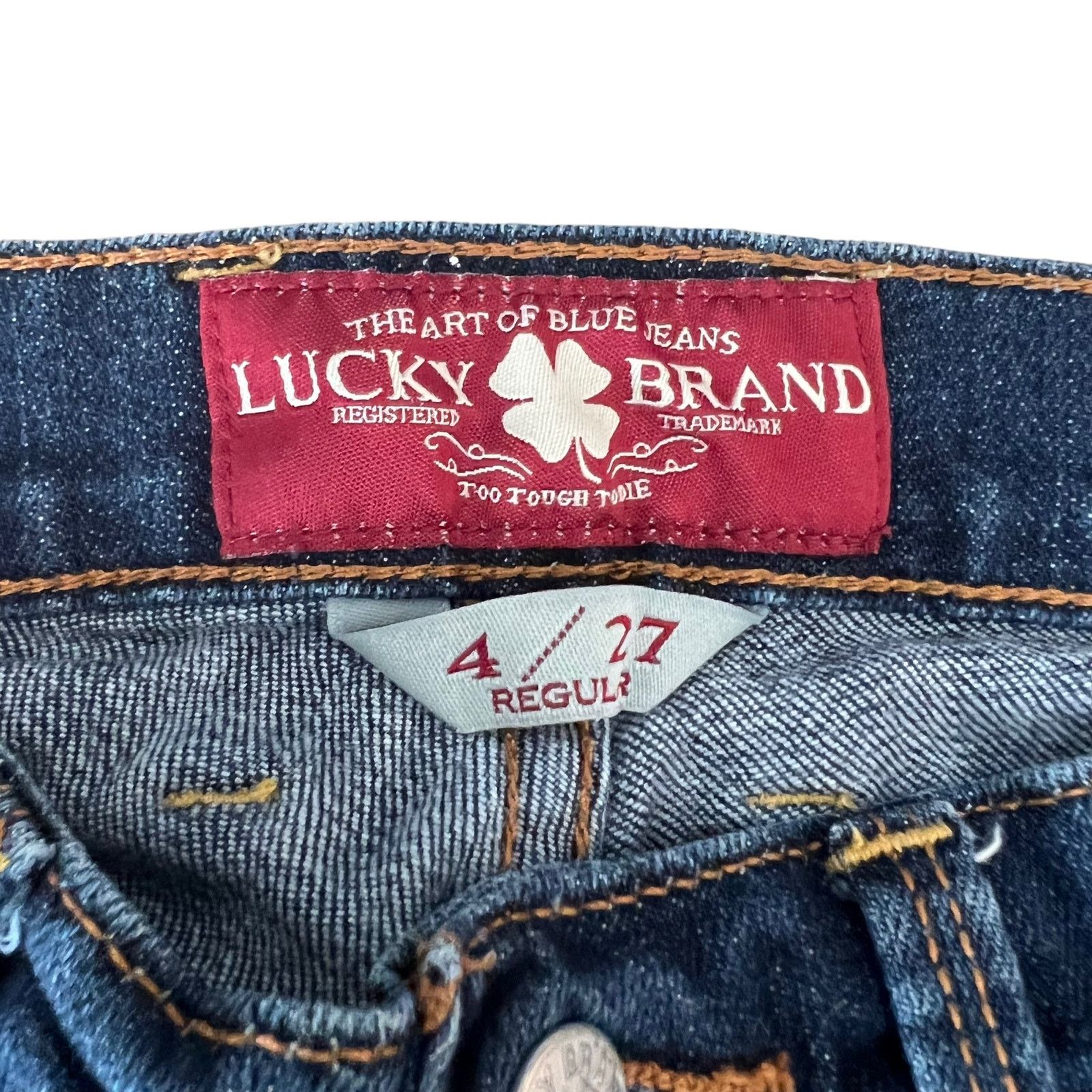 Lucky Brand Lucky Brand Sofia Dark Rinse Boot Cut Jeans Size 4 27 Size 27" / US 4 / IT 40 - 7 Thumbnail