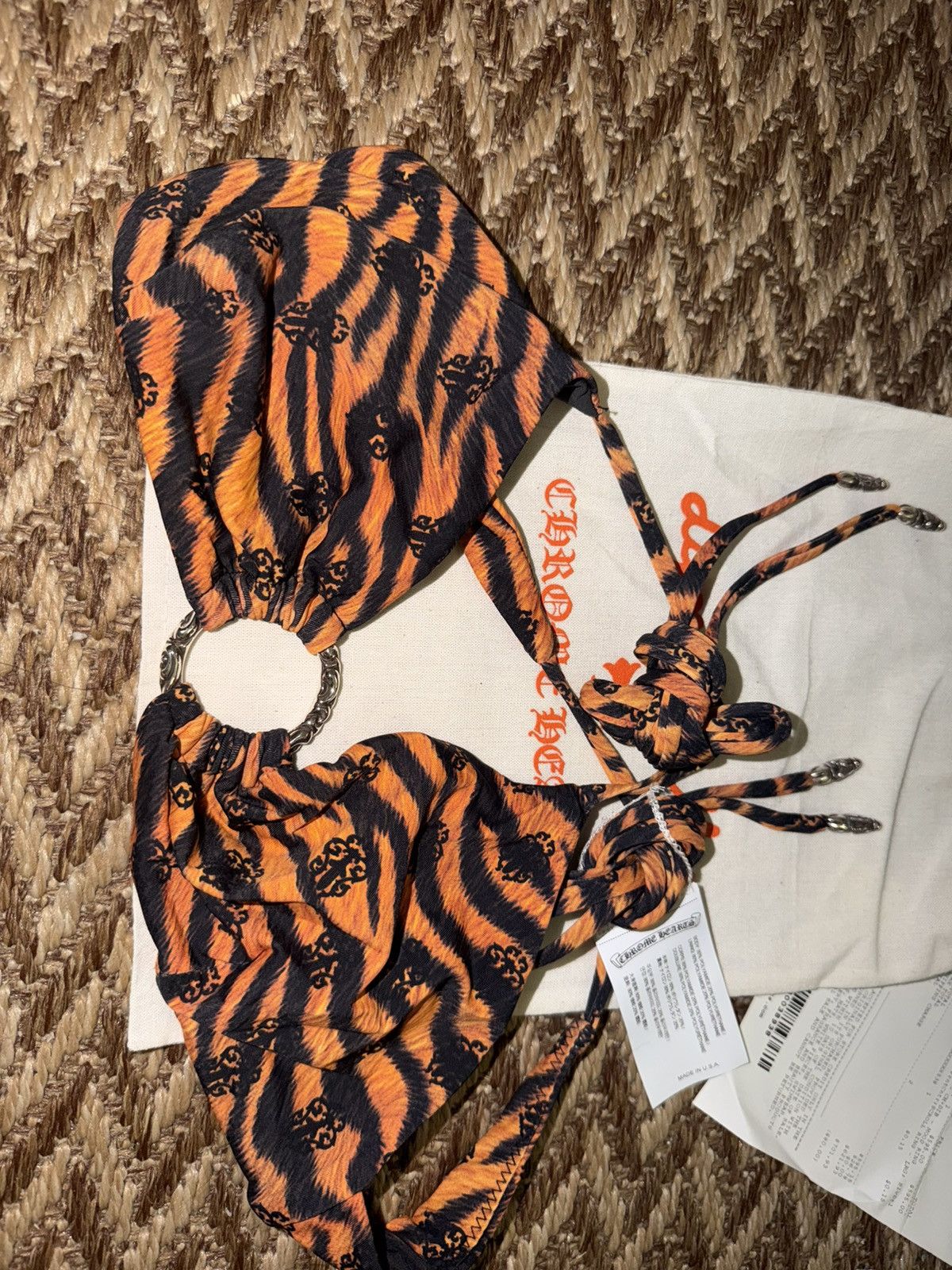 Chrome Hearts Chrome Hearts Orange Tiger Bikini size L Size L / US 10 / IT 46 - 10 Thumbnail