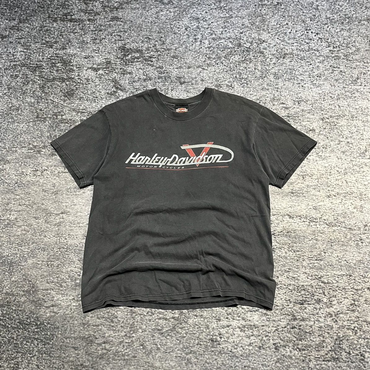 Harley Davidson Vintage 90s Harley Davidson T Shirt Grunge Skater Biker Size US L / EU 52-54 / 3 - 1 Thumbnail