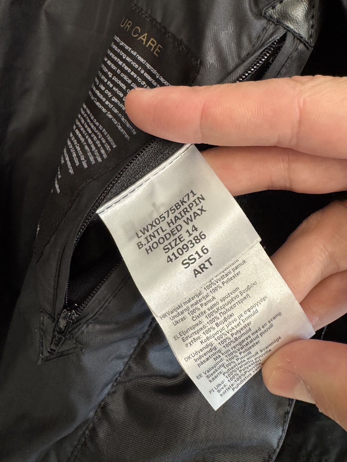Barbour Barbour International Hairpin Hooded Wax Women’s Jacket Size L / US 10 / IT 46 - 19 Thumbnail