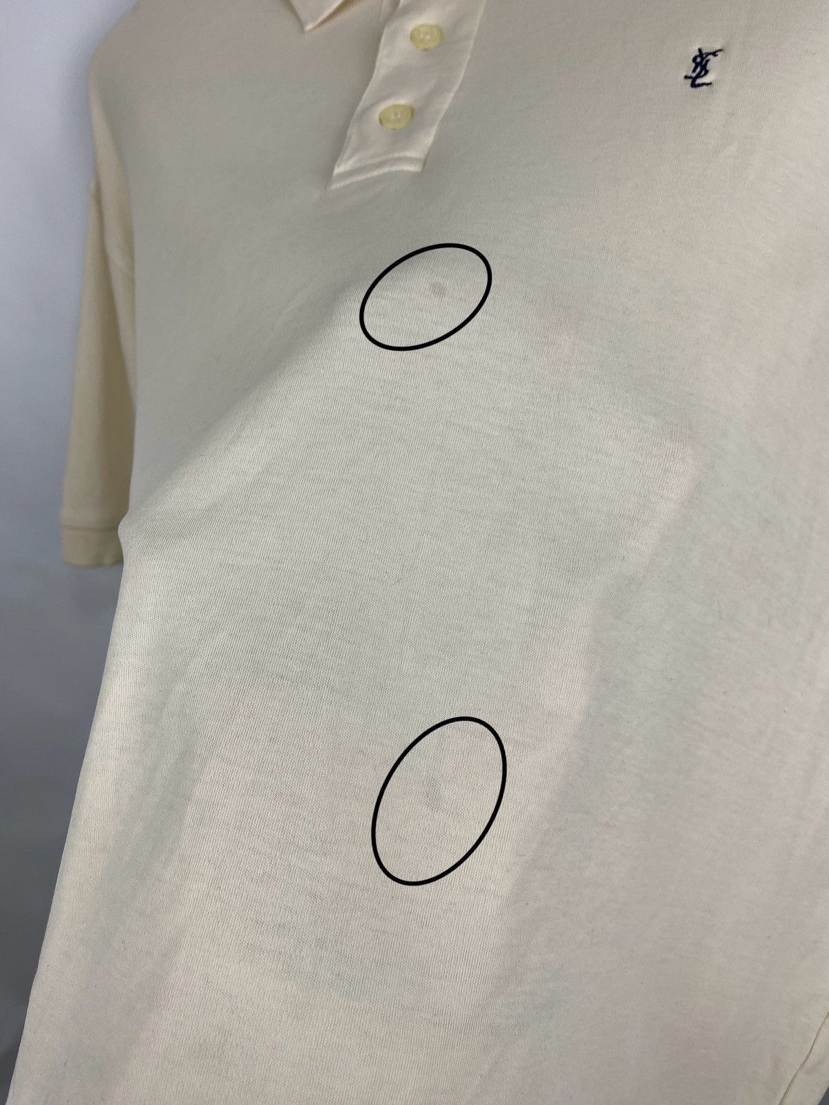 Yves Saint Laurent Vintage 90s YSL Pour Homme Polo T-Shirt Yves Saint Laurent Size US XL / EU 56 / 4 - 7 Thumbnail