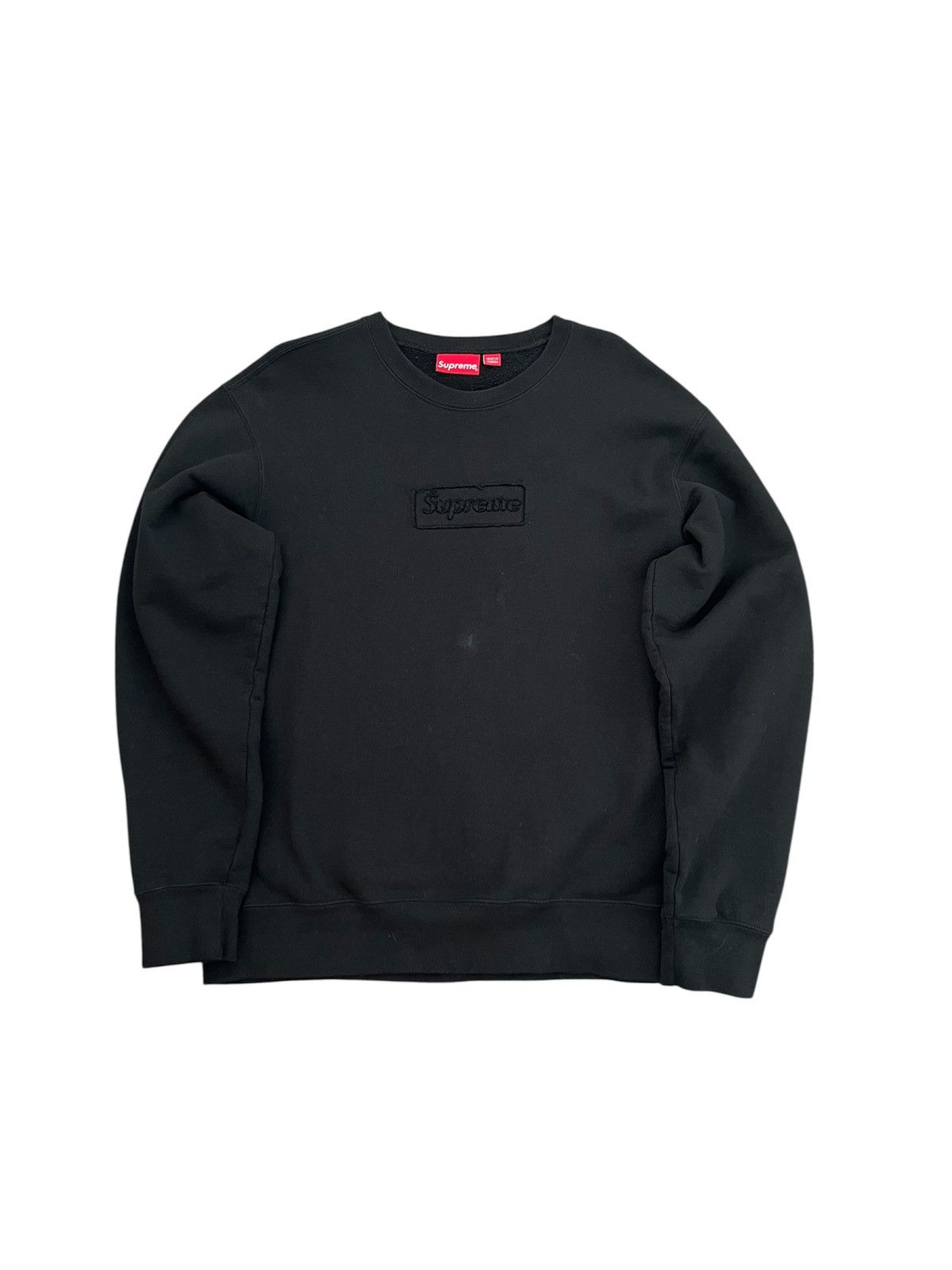 Supreme Back Logo Sweater | Grailed