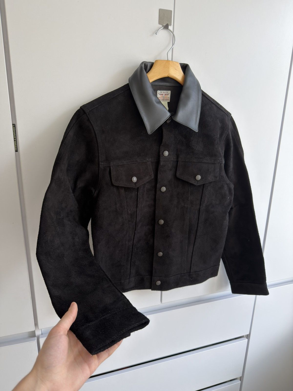 The Real McCoy's Joe McCoy Western Rough Out Leather Jacket S Size US S / EU 44-46 / 1 - 2 Thumbnail