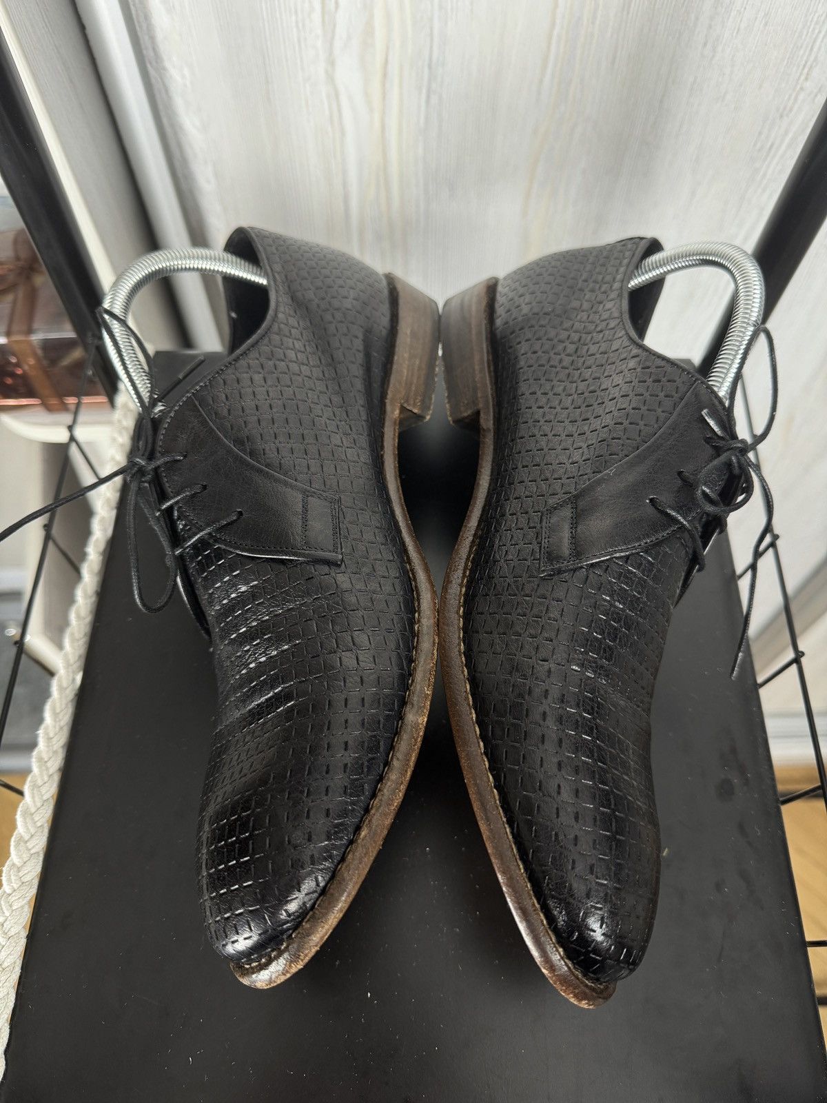 Other Camerlengo Perforated black leather derby Italy men’s shoes Size US 10 / EU 43 - 9 Thumbnail