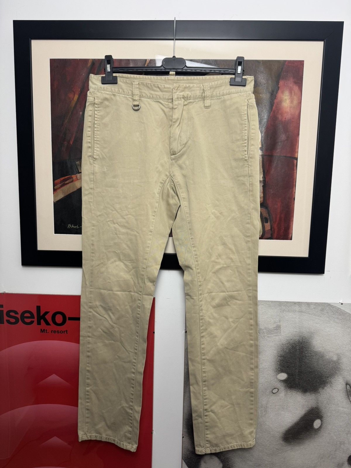 Dsquared2 Dsquared2 Luxury Pant Rare Beige Slim Fit High End Hype Size US 30 / EU 46 - 1 Thumbnail