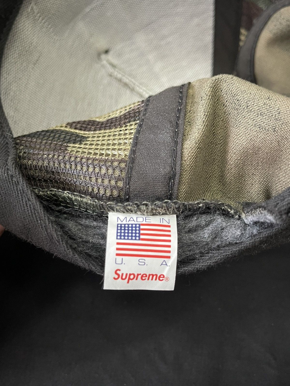 Supreme SS12 Supreme Route 66 Side Vent 5 Panel Snapback Cap Hat Size ONE SIZE - 10 Thumbnail