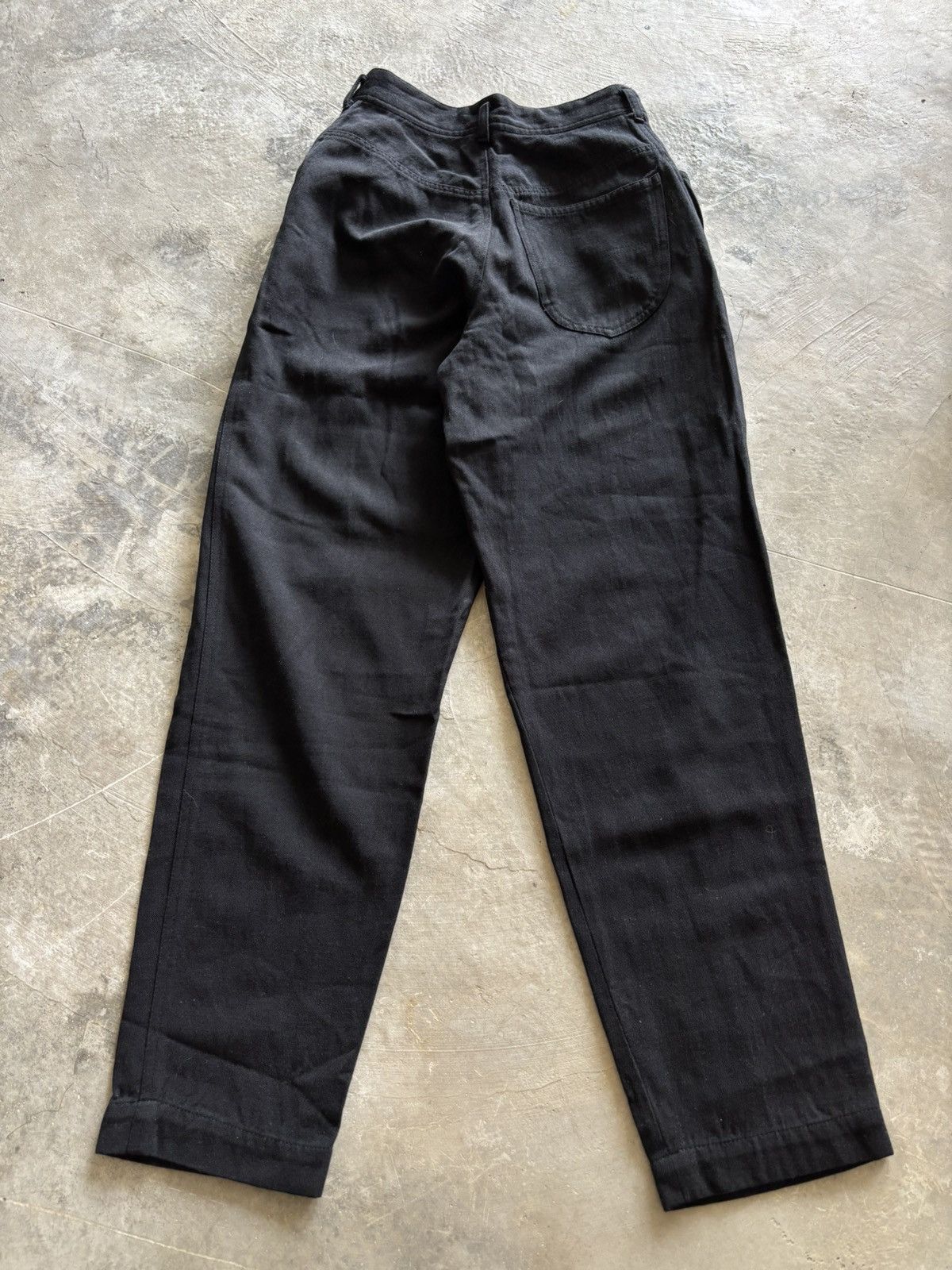 Y's × Yohji Yamamoto Y’s by Yohji Yamamoto black trouser classic style vintage Size 24" / US 00 / IT 34 - 9 Thumbnail