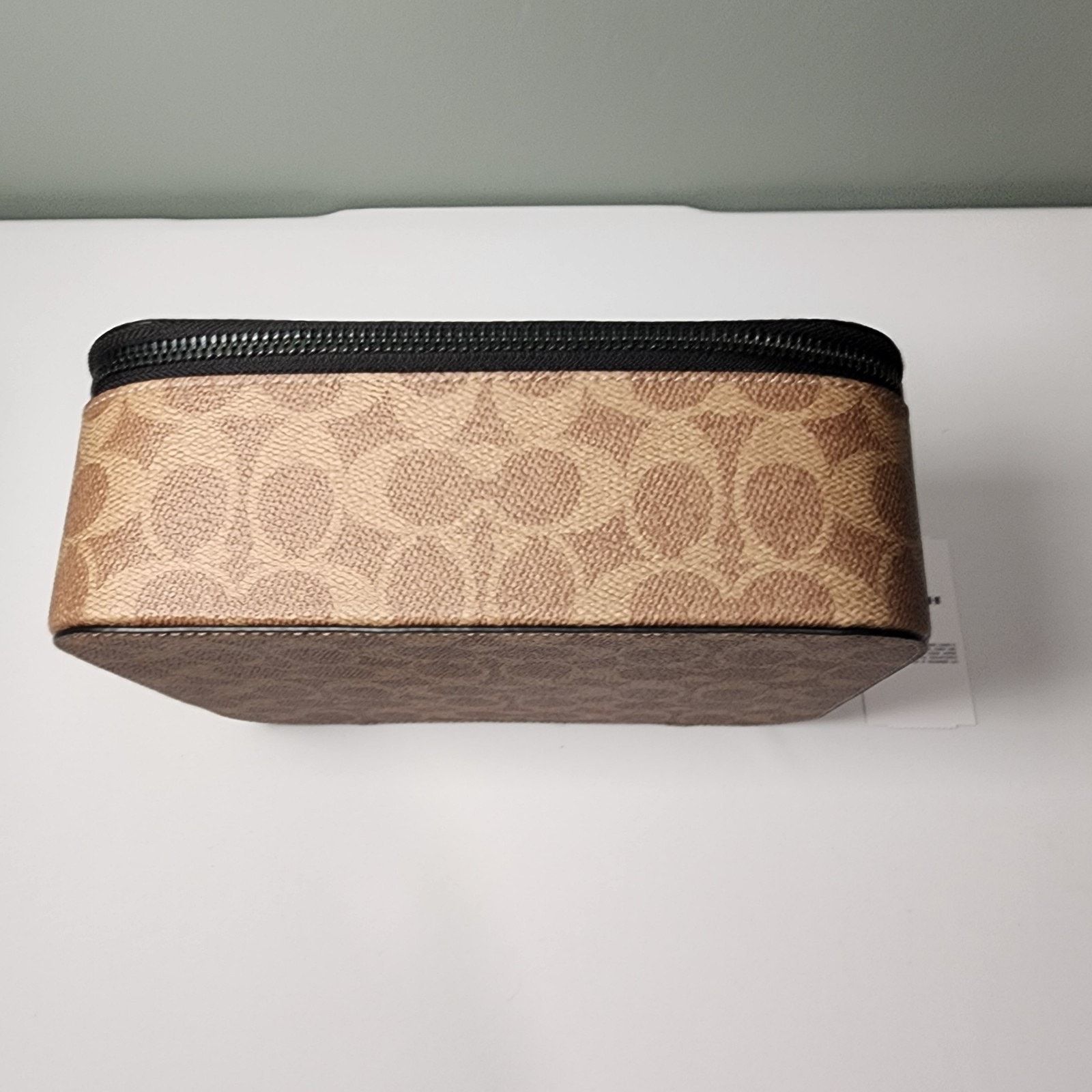 Coach Coach CY392 Tech Organizer Colorblock Signature Khaki Black Size ONE SIZE - 4 Thumbnail