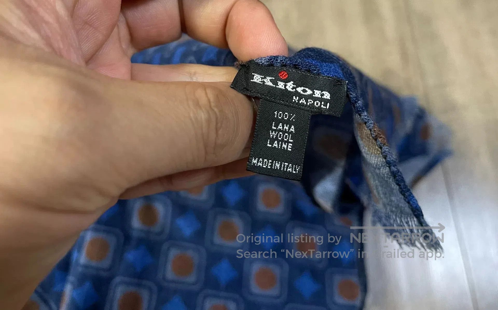 Kiton Kiton 100% Wool Scarf. Size ONE SIZE - 4 Thumbnail
