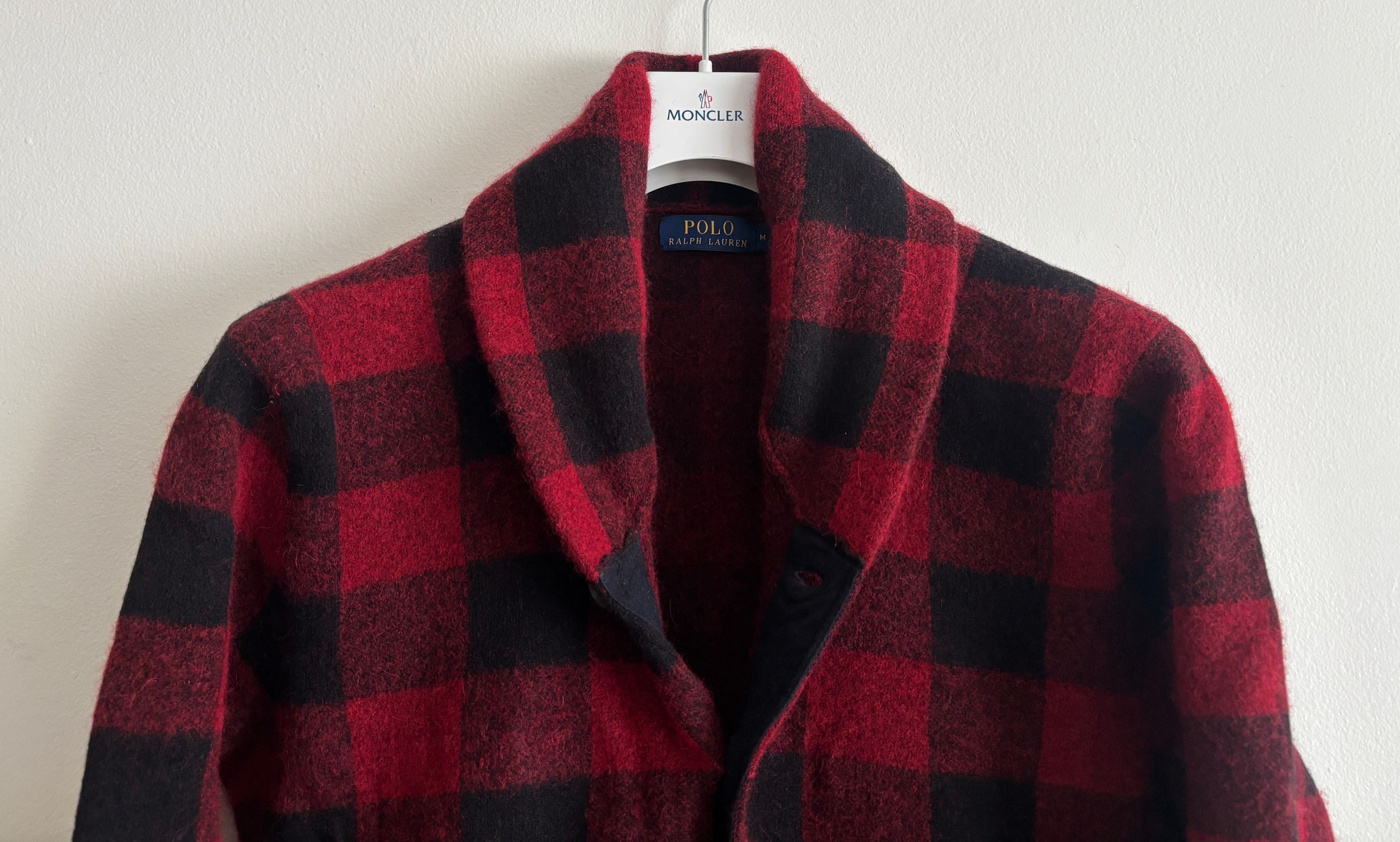 Polo Ralph Lauren $448 Skeet Buffalo Plaid Wool Shawl Collar Cardigan - Medium Size US M / EU 48-50 / 2 - 4 Thumbnail