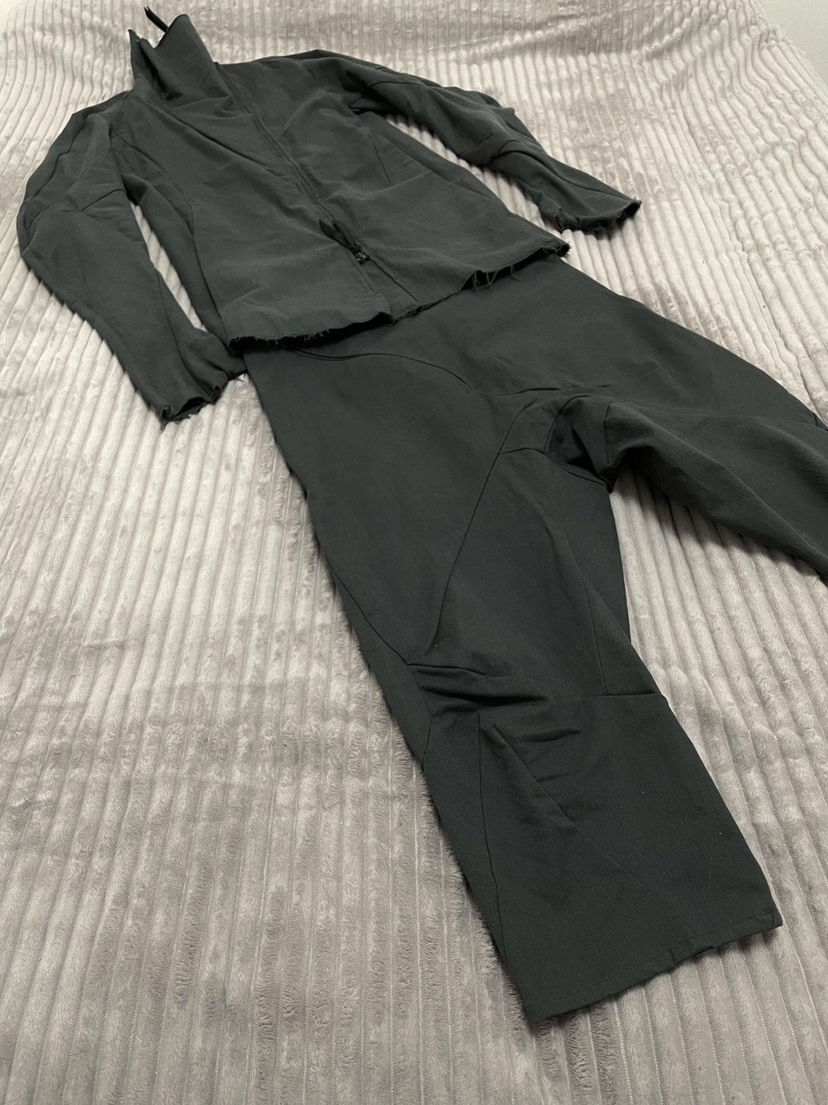 Leon Emanuel Blanck Leon Emanuel Blanck Distortion Cropped Drop Crotch Trousers Size US 32 / EU 48 - 6 Thumbnail