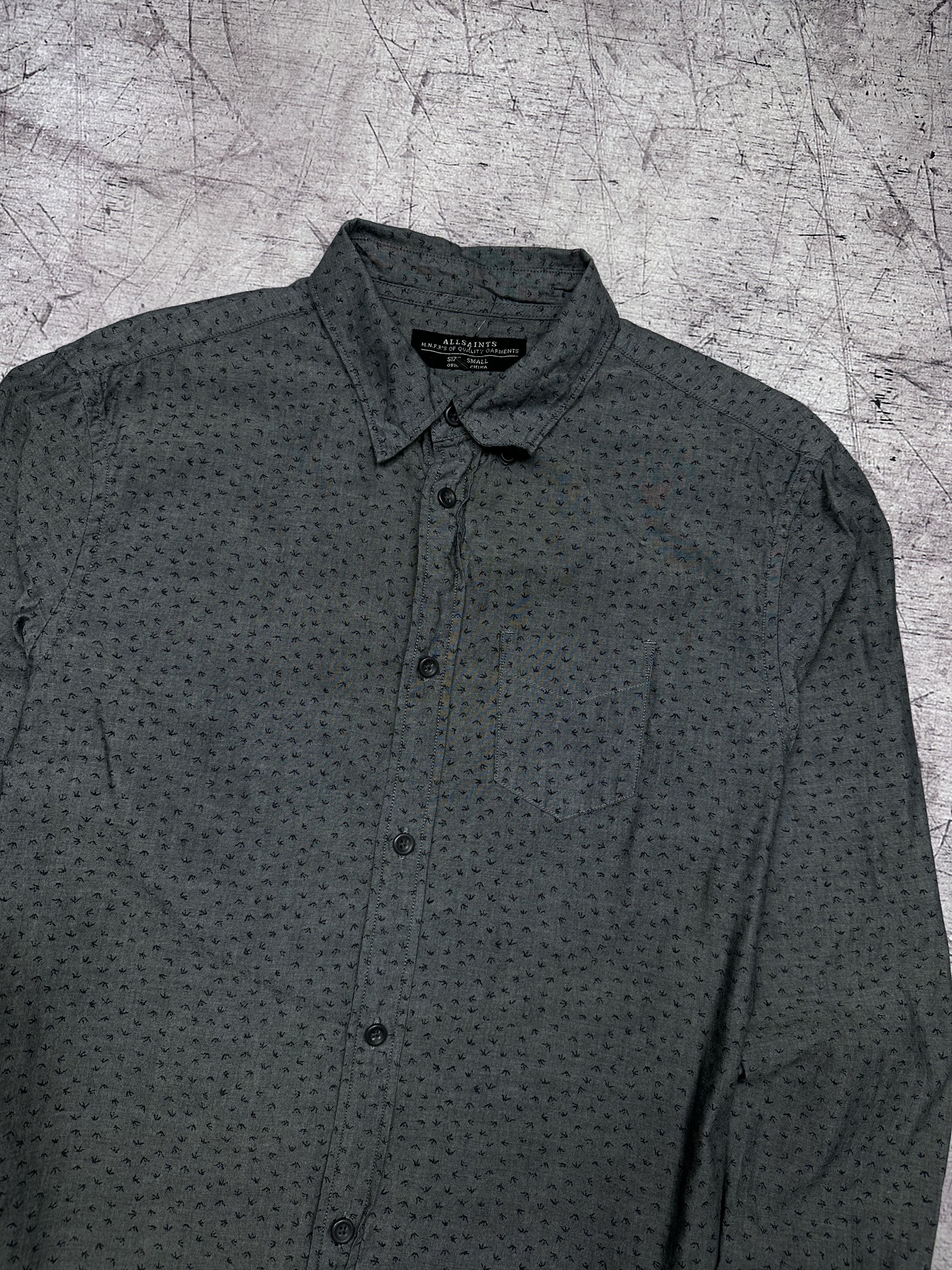 Allsaints Allsaints Centralia Mens Long Sleeve Shirt Size US S / EU 44-46 / 1 - 2 Thumbnail