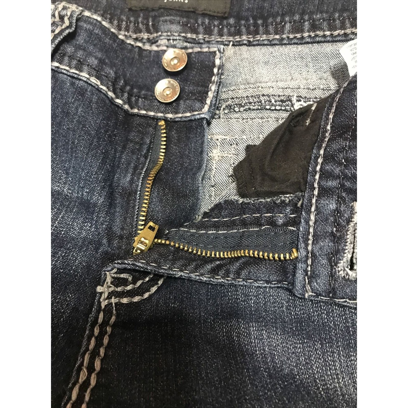 Nine West Annette Nine West Women's jeans Bling Flap Pocket Thick Stit Size 30" / US 8 / IT 44 - 10 Thumbnail