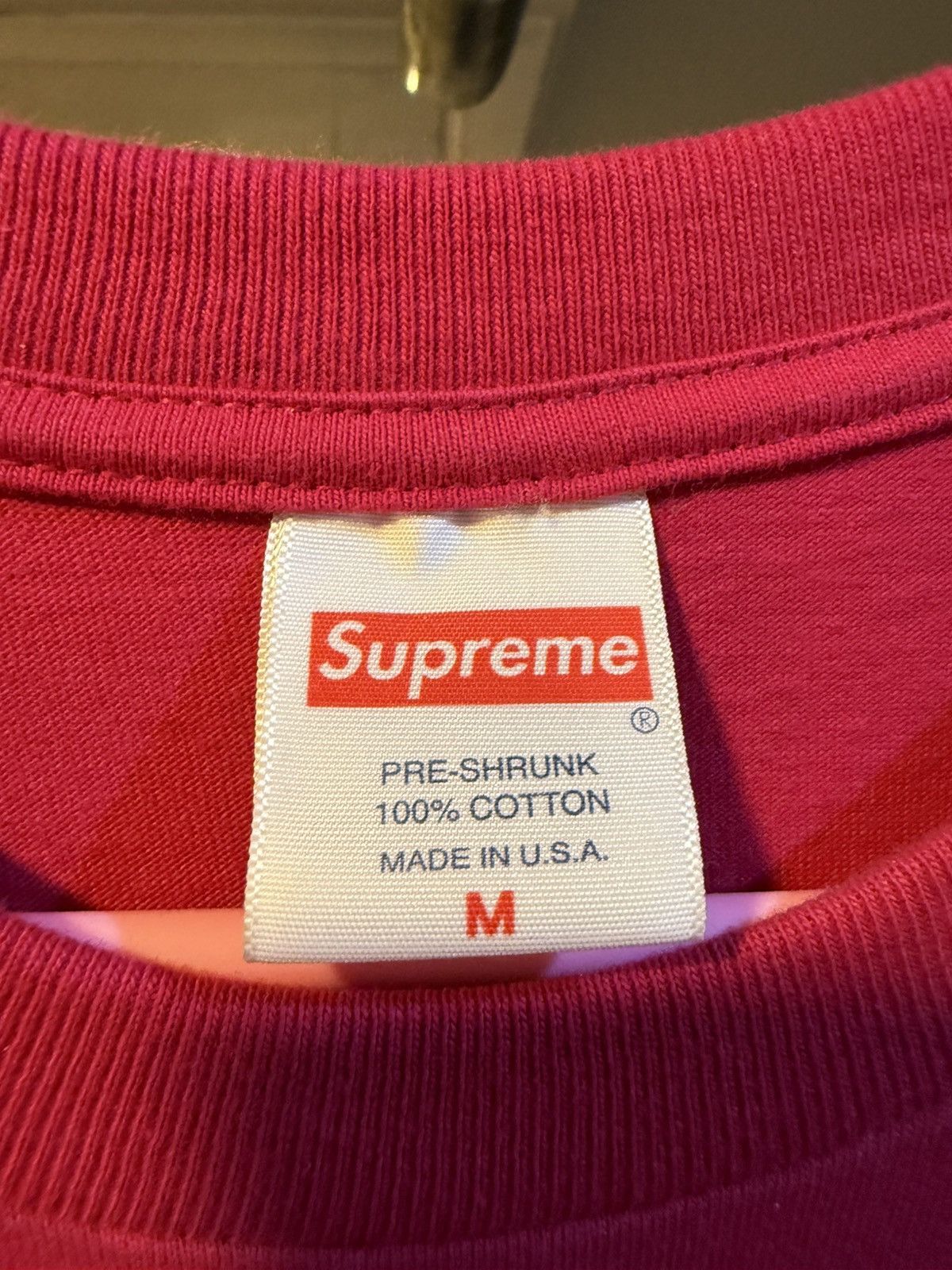 Supreme HOT PINK SUPREME ALIEN TEE Size US M / EU 48-50 / 2 - 3 Thumbnail