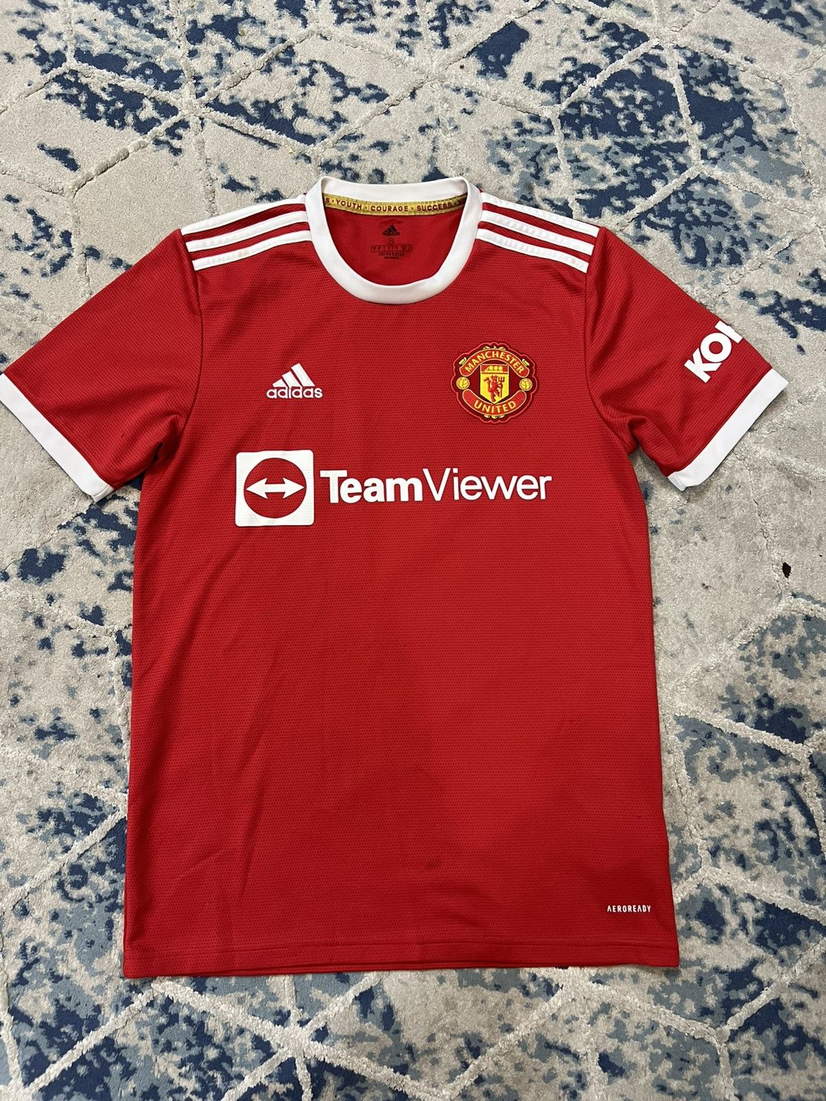 Adidas Ronaldo 7 adidas Manchester United soccer jersey S Size US S / EU 44-46 / 1 - 2 Thumbnail