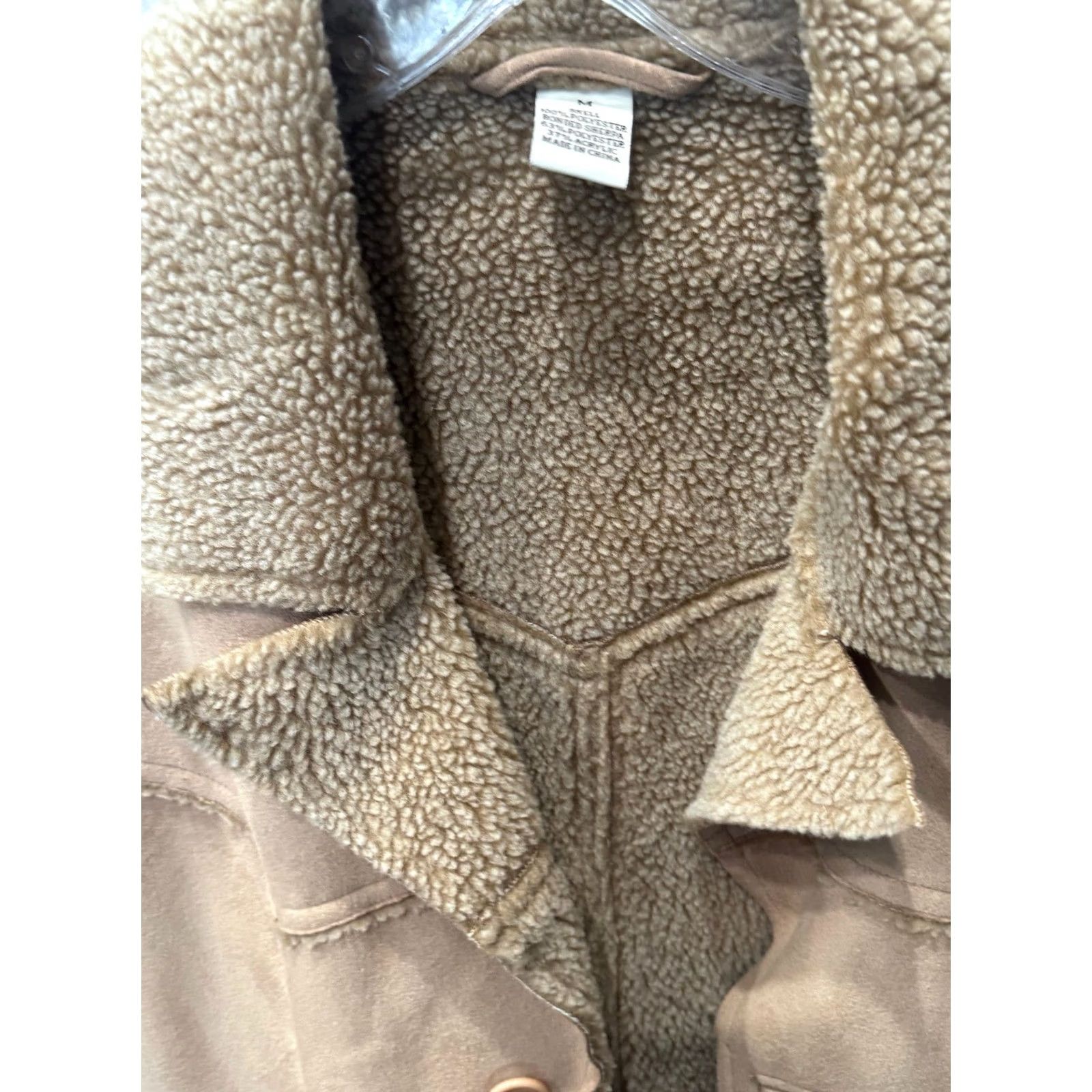Perry Ellis Perry Ellis Jacket Mens Blazer M Sherpa Button Up Coat Multicolor Medium Size 40R - 3 Thumbnail