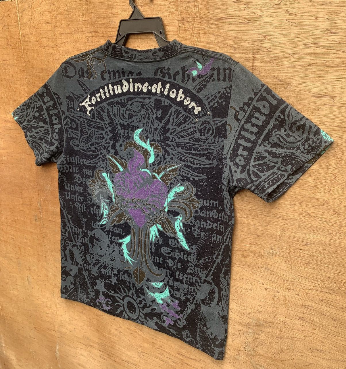 Art Comes First In.Ardua.tendit Full Print T Shirt Size US M / EU 48-50 / 2 - 7 Thumbnail