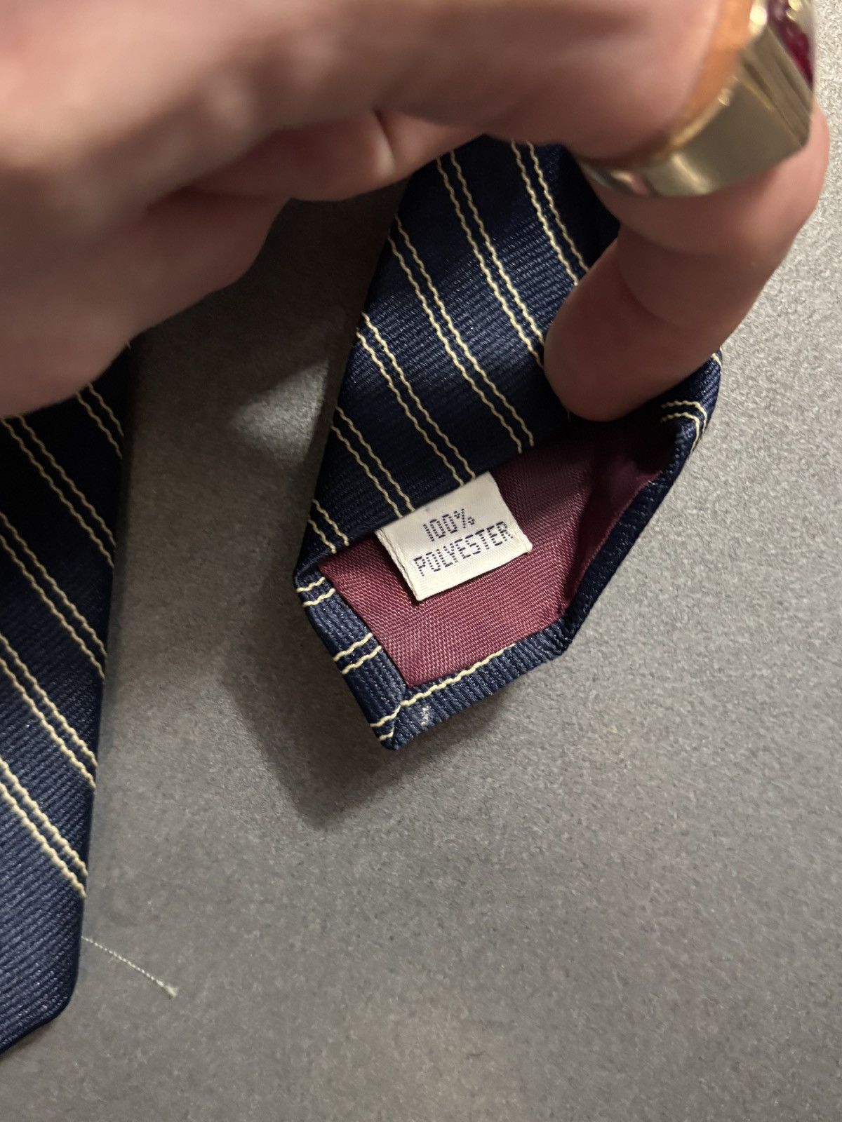 Vintage Vintage Sherman's Cravats Neck Tie Stripe Rowing Preppy Polo Size ONE SIZE - 10 Thumbnail