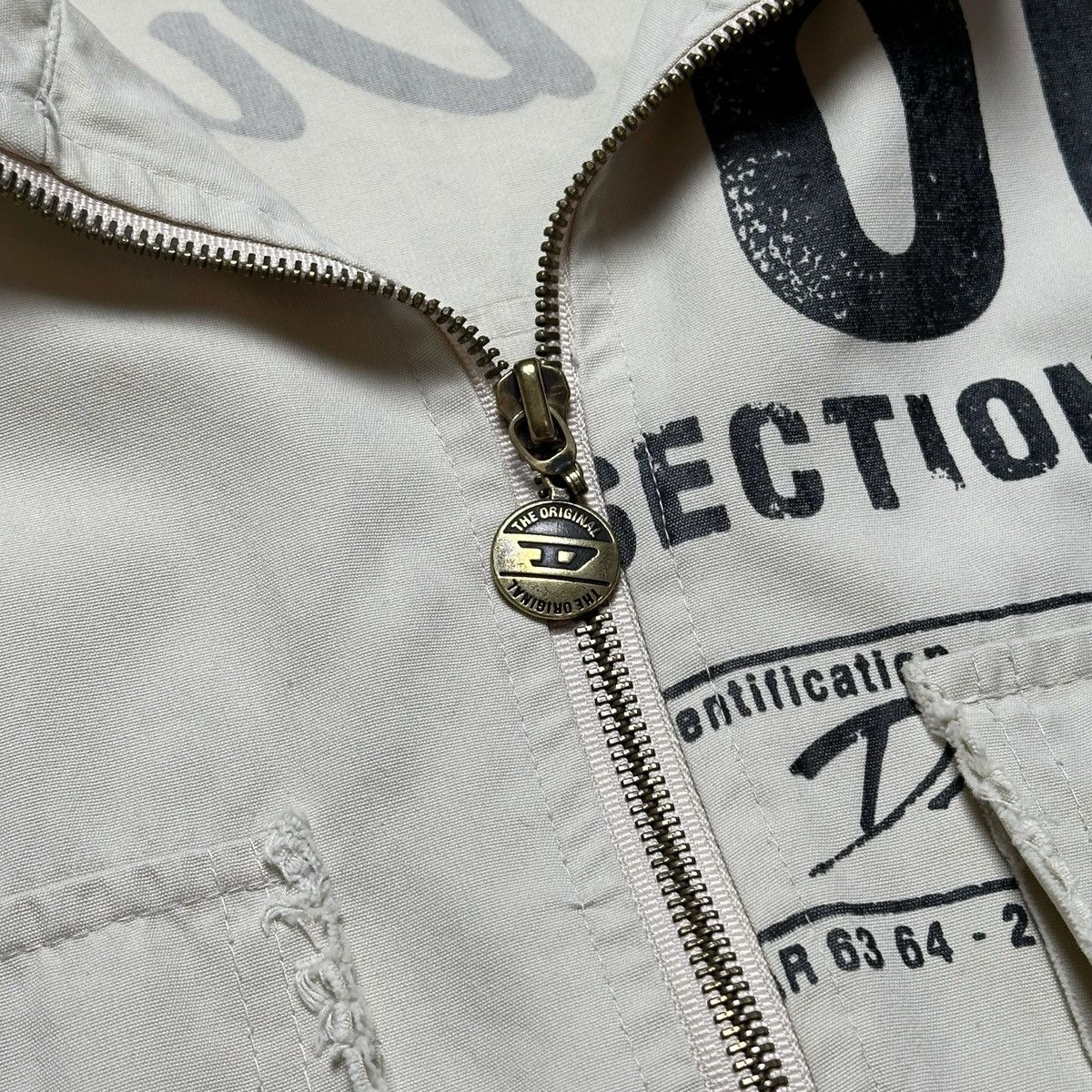 Diesel × Japanese Brand × Vintage 🔥VINTAGE DIESEL BIG LOGO DISTRESSED RACING BOMBER JACKET 🔥 Size US M / EU 48-50 / 2 - 6 Thumbnail