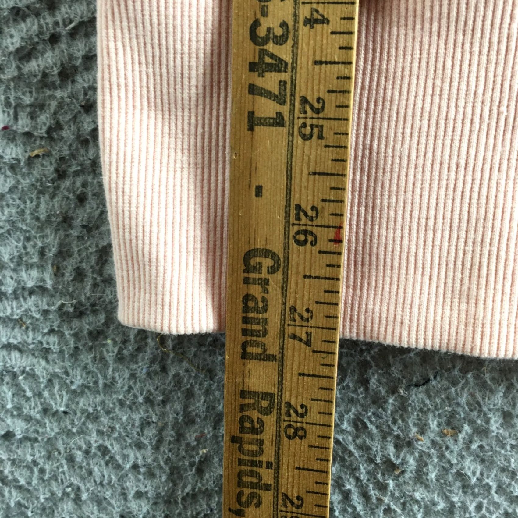 Calvin Klein Calvin Klein Sweatshirt Womens S Peach Cotton Blend Long Sleeve Mock Neck Casual Size S / US 4 / IT 40 - 7 Thumbnail