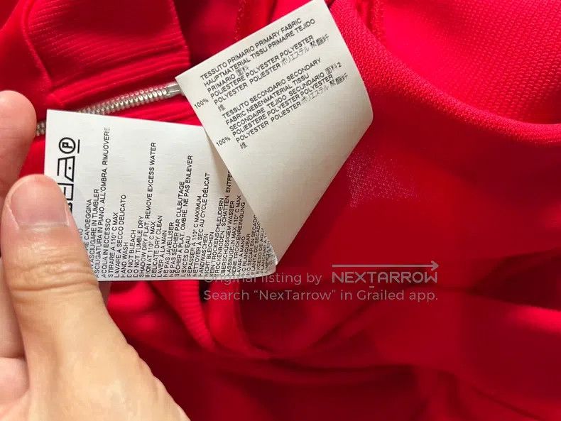 Maison Margiela Maison Margiela Red sportswear jacket Size US S / EU 44-46 / 1 - 3 Thumbnail