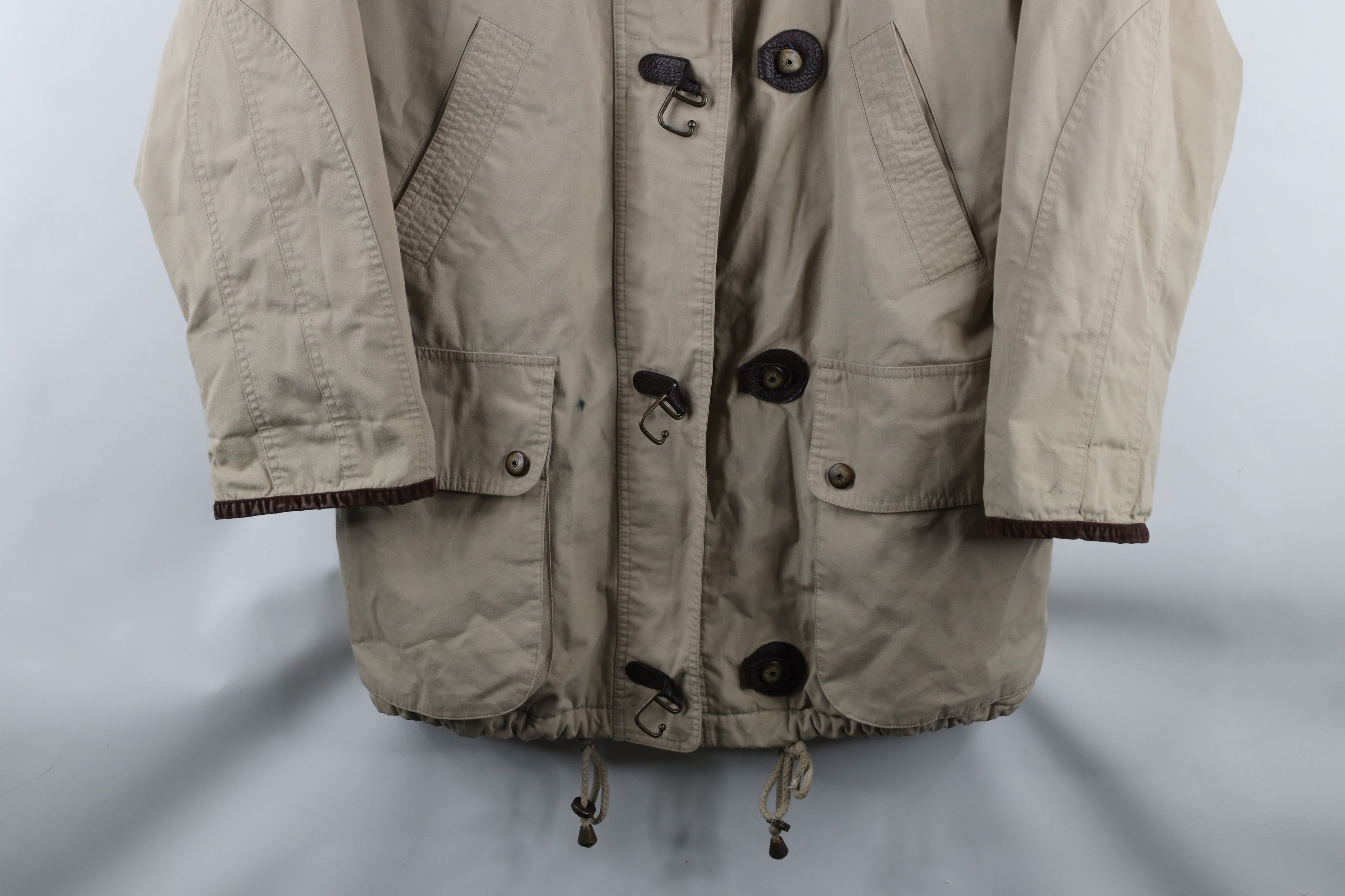 Vintage Vintage 90s Streetwear Baggy Flannel Lined Hook Jacket Size M / US 6-8 / IT 42-44 - 3 Thumbnail