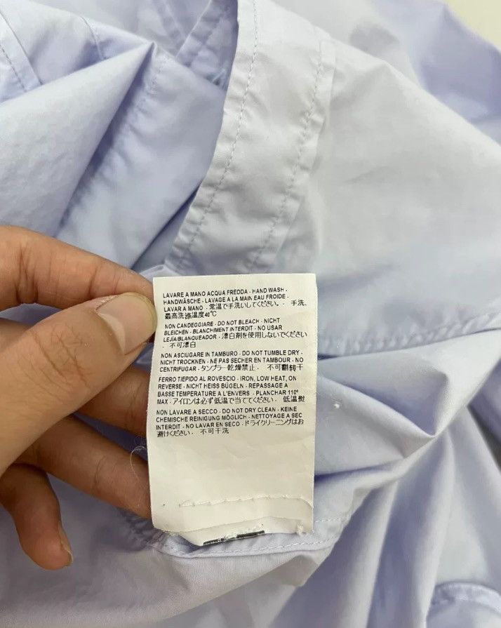 Balenciaga BALENCIAGA Blue Letter Lace up Shirt2412-Nextarrow Size US M / EU 48-50 / 2 - 8 Thumbnail