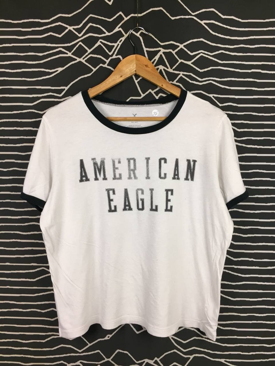 American Eagle Outfitters American Eagle Outfitters Boxy Cropped Ringer Tee Size US L / EU 52-54 / 3 - 1 Thumbnail
