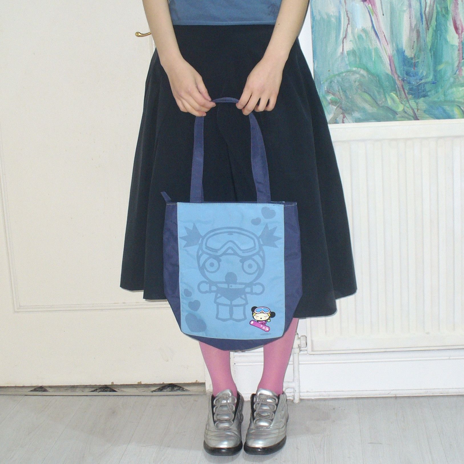 Other Pucca 2000s blue shoulder bag hand bag Size ONE SIZE - 2 Thumbnail