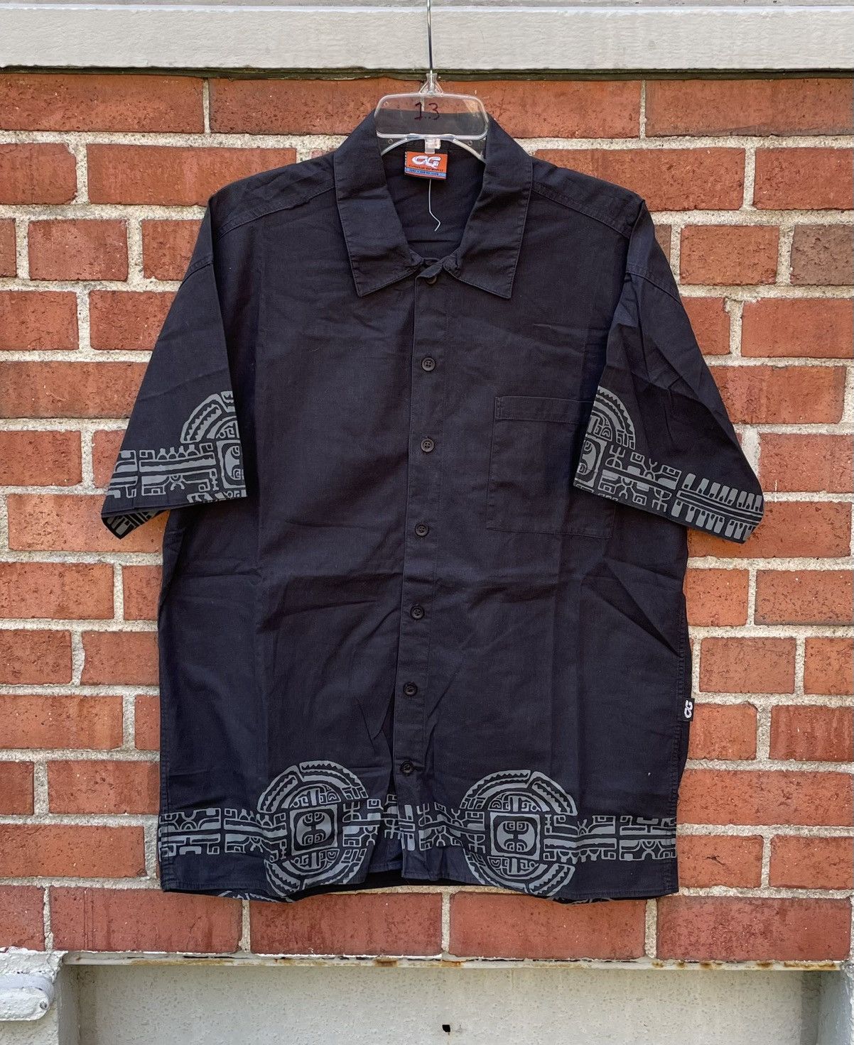 Vintage Vintage Cristal Graffiti Surf Button Down Short Sleeve Size US XL / EU 56 / 4 - 1 Thumbnail