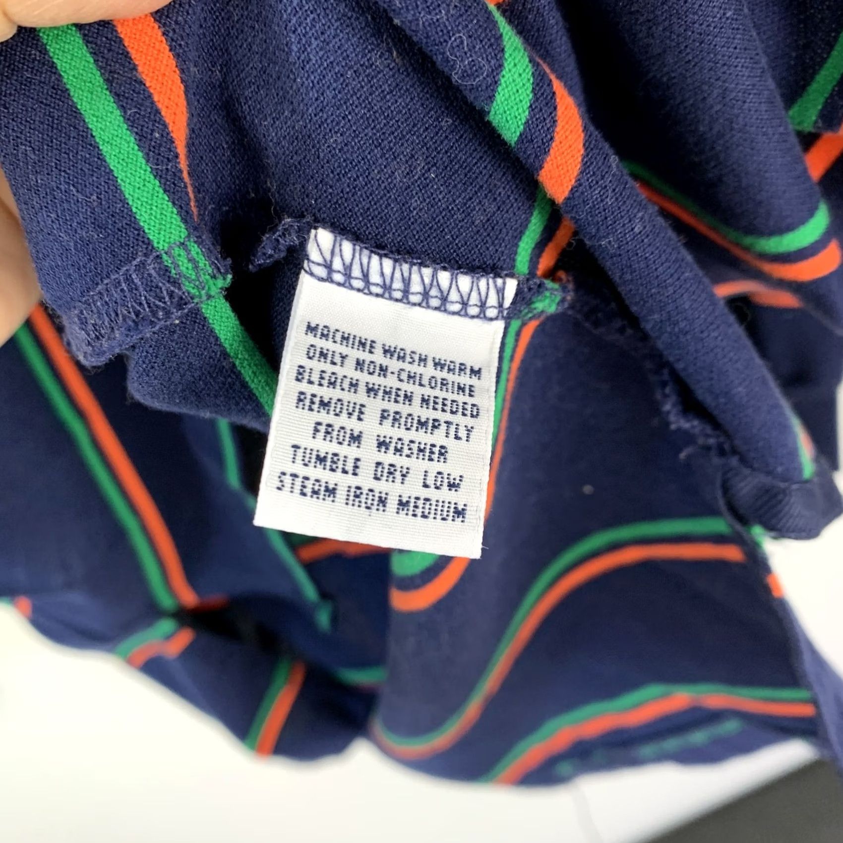Polo Ralph Lauren VINTAGE Polo Ralph Lauren Shirt Polo Long Sleeve Striped Navy XL Men’s Size US XL / EU 56 / 4 - 4 Thumbnail