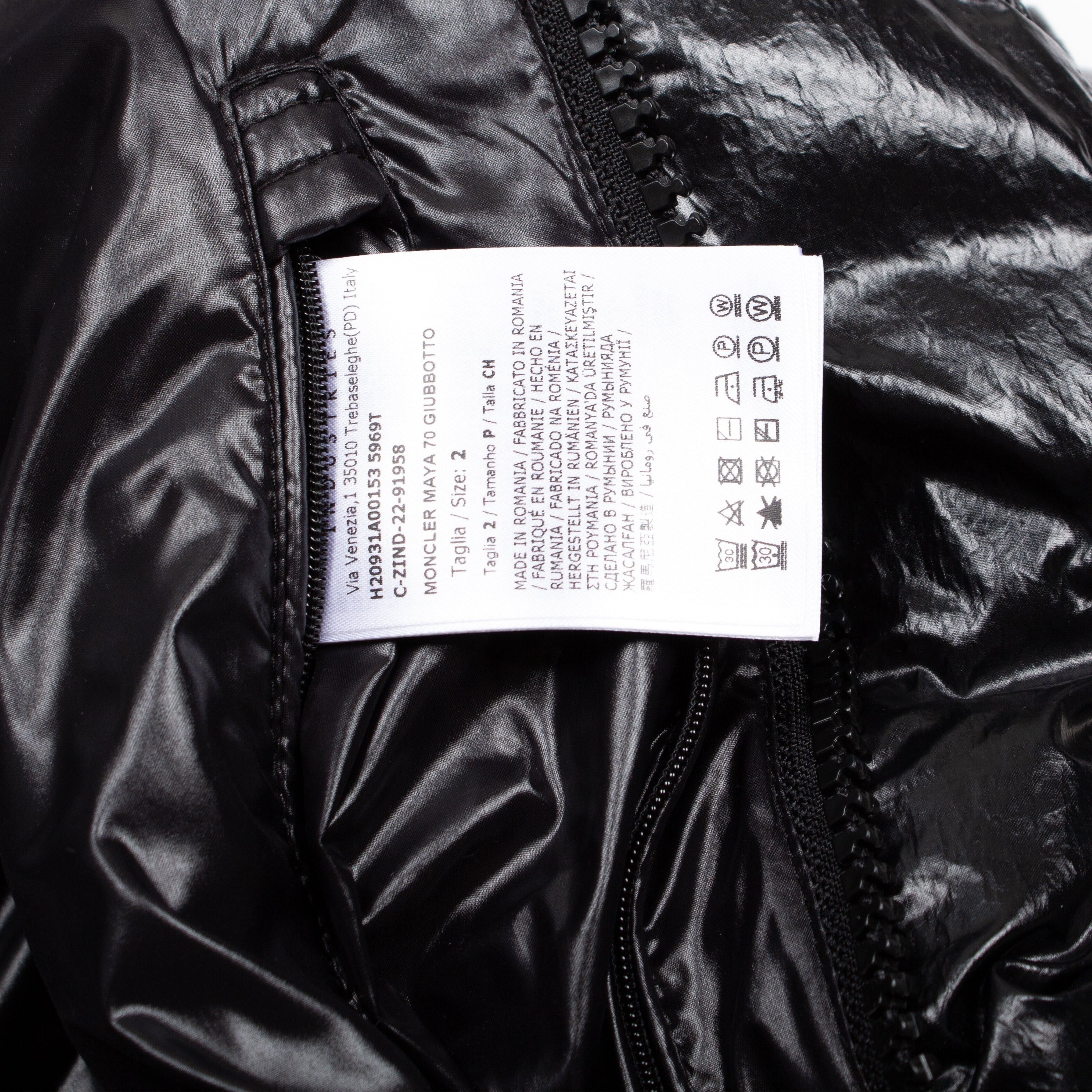 Moncler MONCLER BLACK MAYA 70TH ANNIVERSARY PUFFER | 2 Size US M / EU 48-50 / 2 - 8 Thumbnail