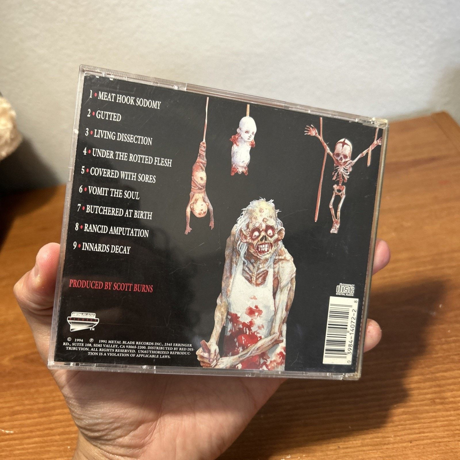 Other CANNIBAL CORPSE Butchered at Birth 1994 CD malevolent Size ONE SIZE - 3 Thumbnail