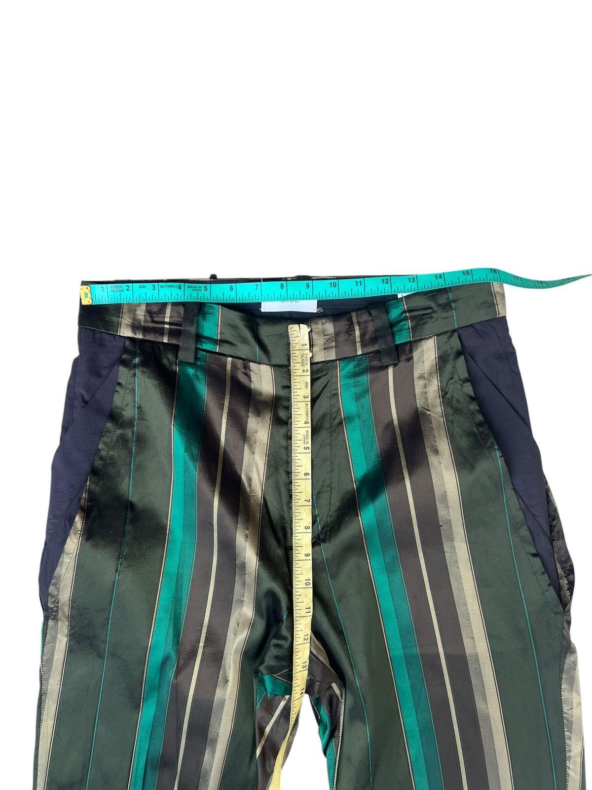 Cristaseya SISE Japan Triacetate + Silk Psychedelic Trouser Pant Size US 31 - 5 Thumbnail