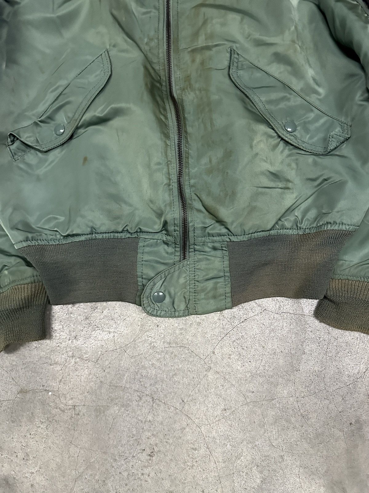 Alpha Industries × Vintage Vintage L-2B Alpha Industries Us Air Force Flight Jacket Size US M / EU 48-50 / 2 - 7 Thumbnail