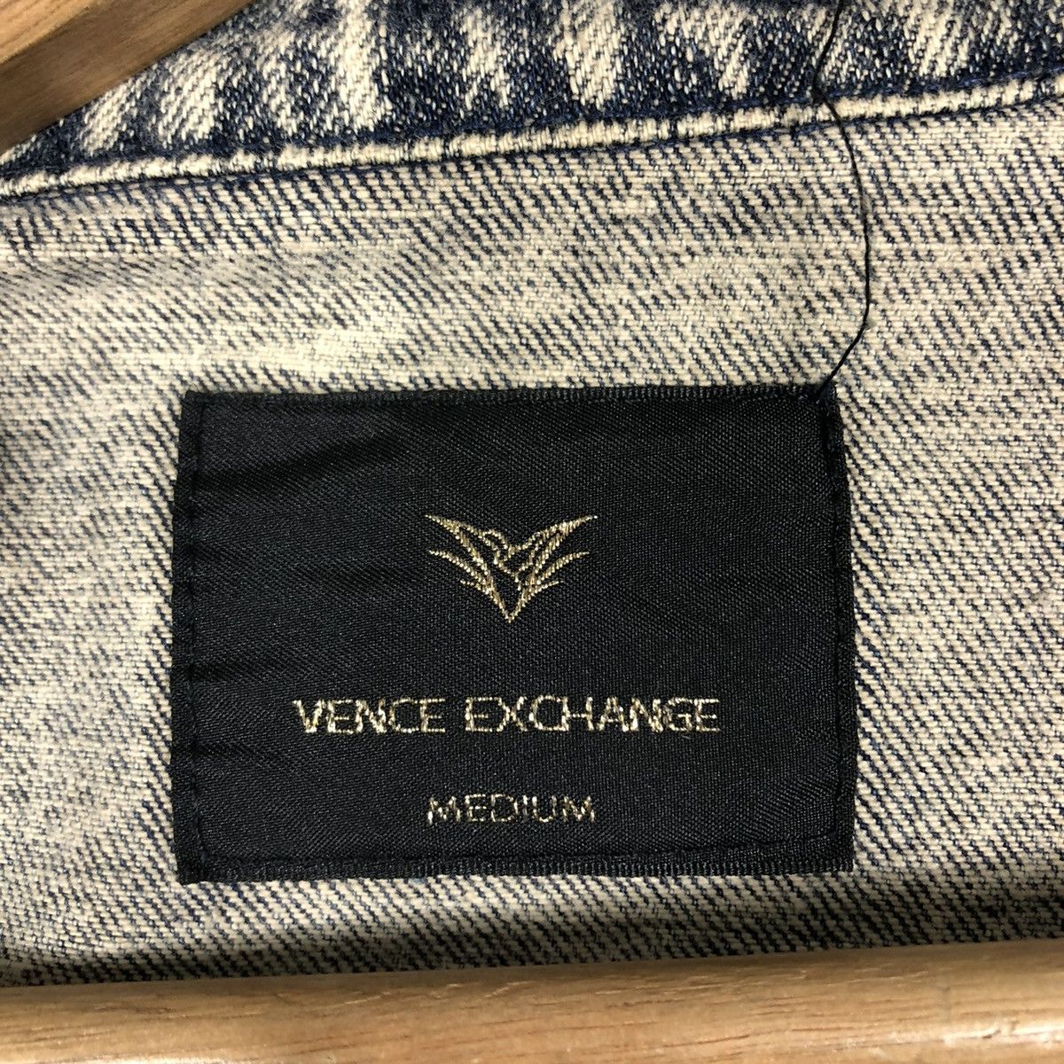 Japanese Brand 📌VINTAGE DENIM JACKET RUSTY BIKER VENCE EXCHANGE JAPAN Size US M / EU 48-50 / 2 - 17 Thumbnail