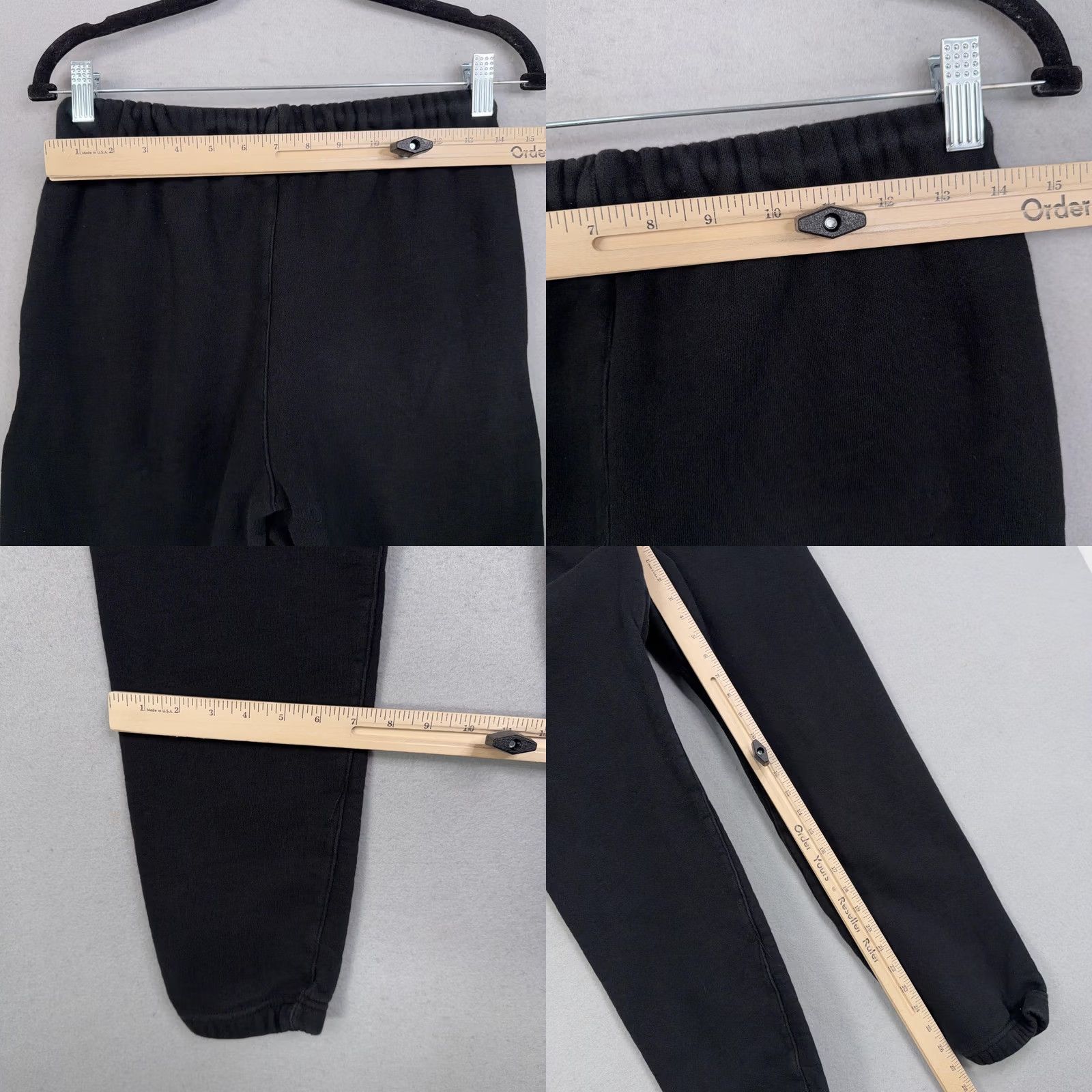 Fear of God Fear of God Pants Womens XL Black Essentials Women Fleece Sweatpants Joggers Streetwear Size 40" / US 18 - 9 Thumbnail