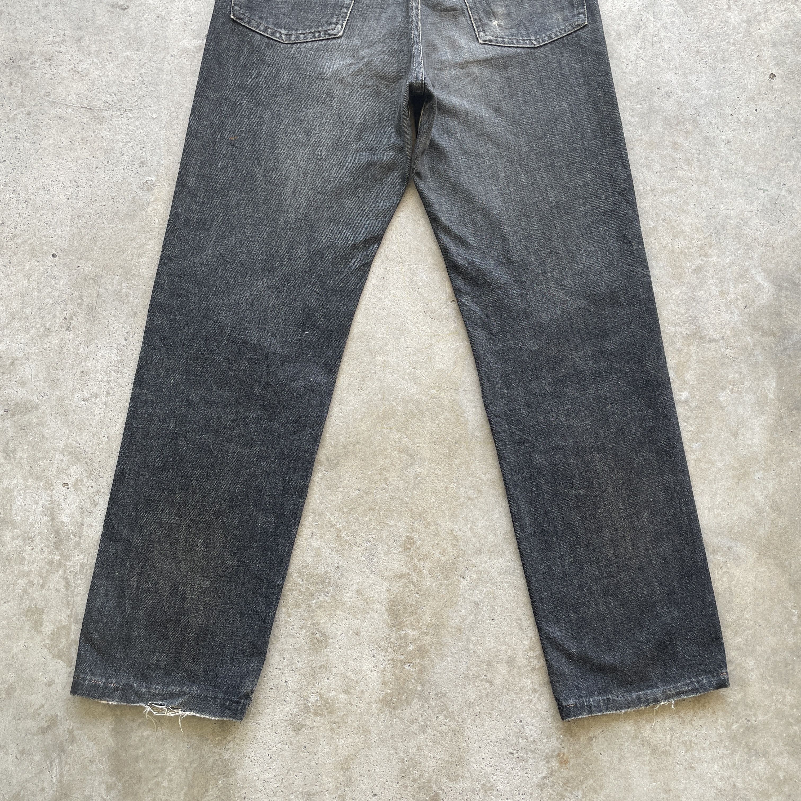 Levi's × Vintage VINTAGE LEVIS DISTRESSED JEANS BLACK FADED DENIM PANTS W31 Size US 31 - 12 Thumbnail