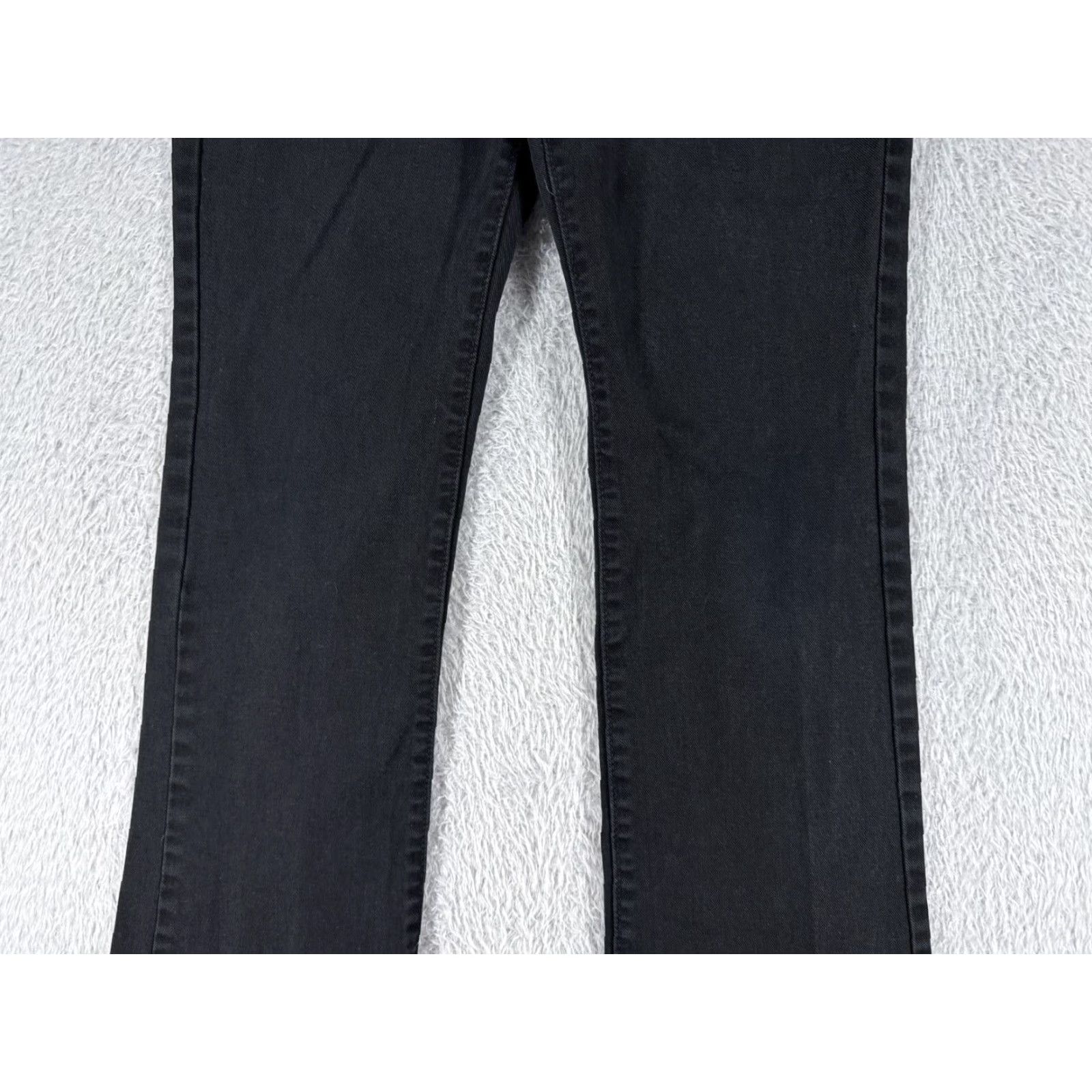 Old Navy Old Navy Jeans Bootcut Womens 6 Black Denim Cotton Mid 30x28 5-Pocket Stretch Slimming Regular Comfortable Size 28" / US 6 / IT 42 - 3 Thumbnail