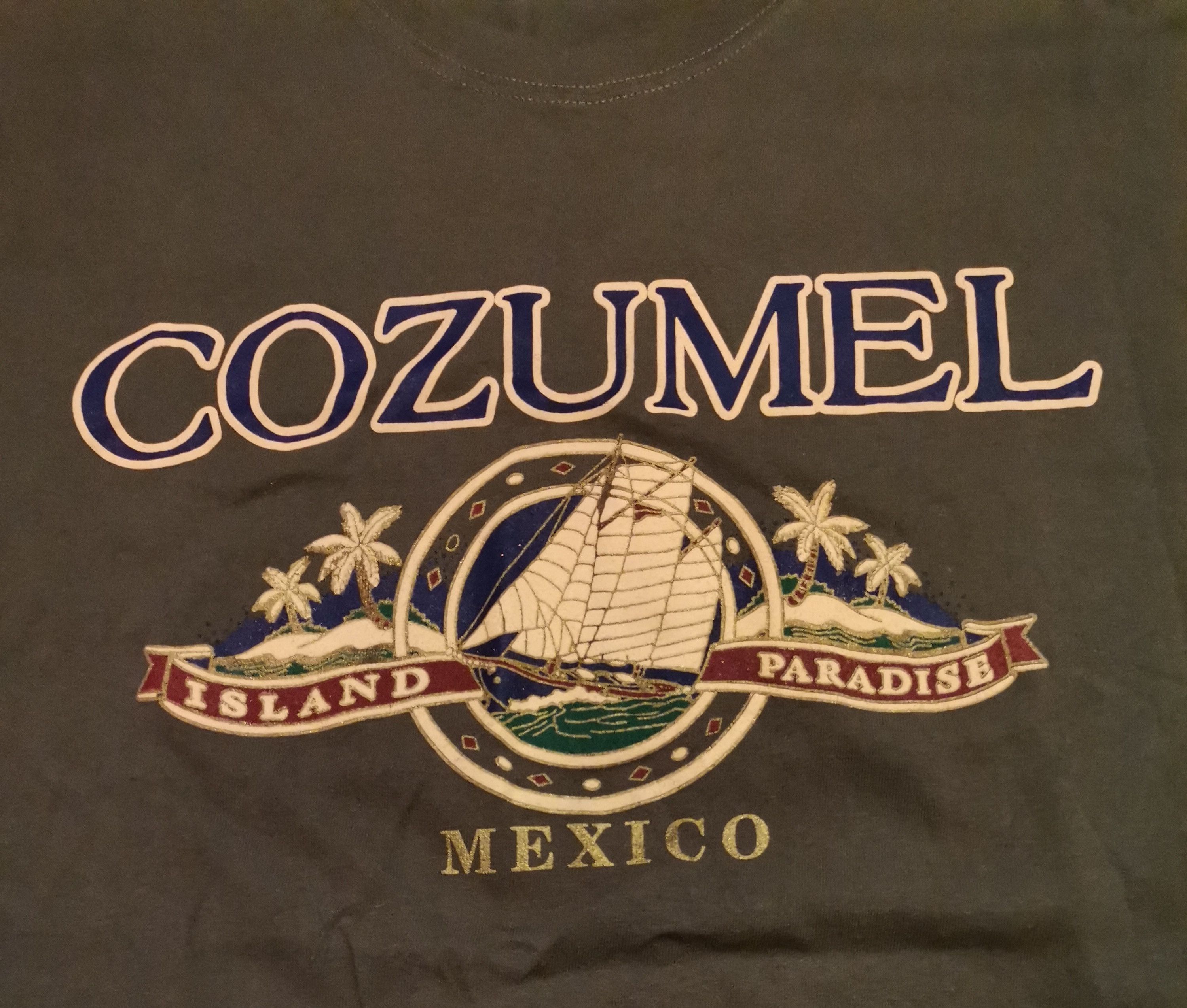 Vintage Vintage Yazbek Cozumel Mexico T-Shirt Size US XL / EU 56 / 4 - 2 Thumbnail