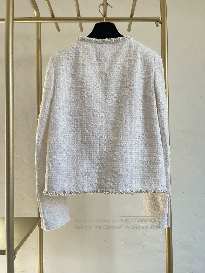 Chanel Chanel 25p white pearl jacket Size XS / US 0-2 / IT 36-38 - 3 Thumbnail