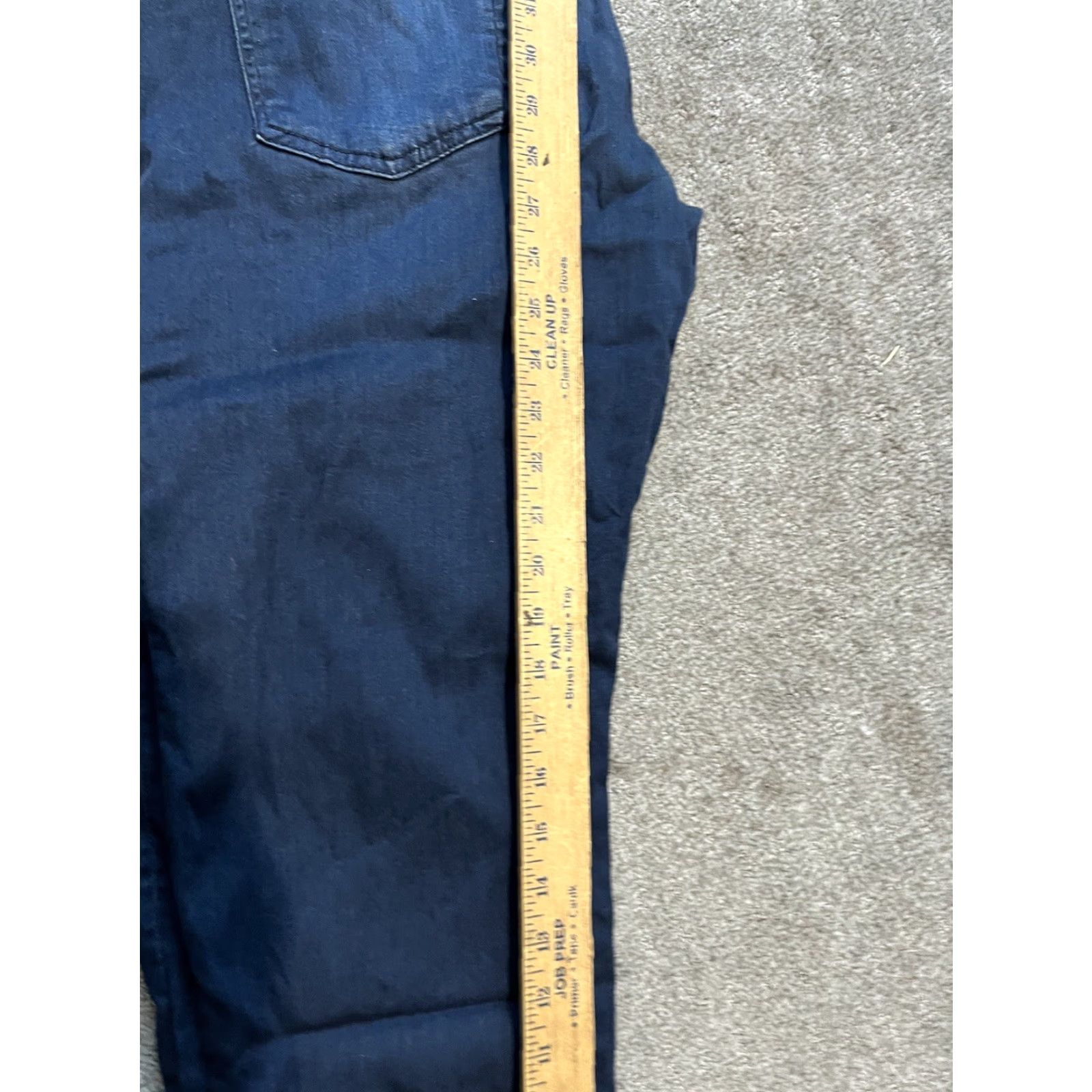 7 For All Mankind 7 For All Mankind Jeans Men 32 Slim Straight Dark Wash Blue Denim 32x29 Stretch Slimming 5-Pocket Logo Button Zip Modern Sports Mens Size US 32 / EU 48 - 7 Thumbnail