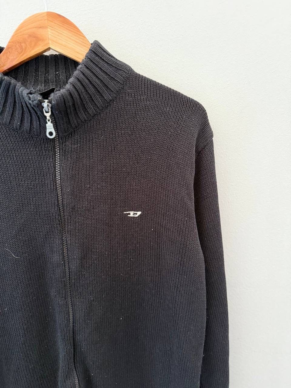 Diesel Y2K Japanese Avant-Garde Style Diesel Knit Zip Sweater Size US M / EU 48-50 / 2 - 2 Thumbnail