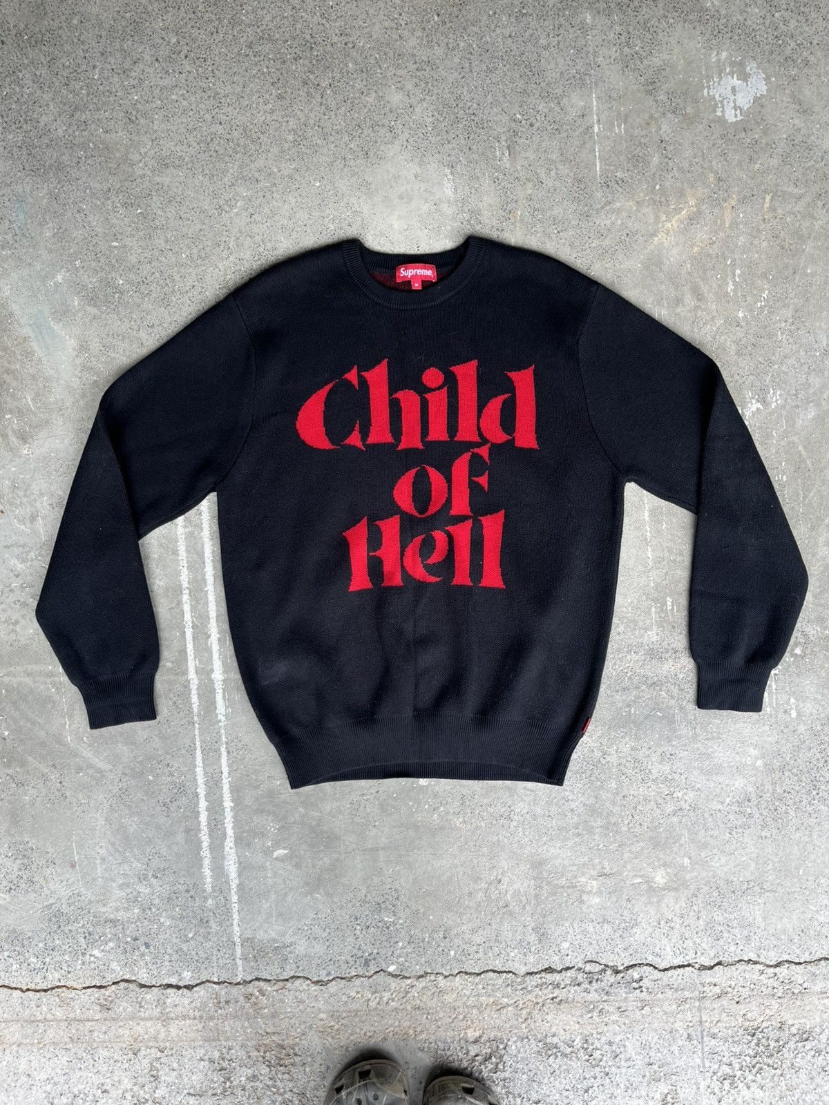 【L】Supreme Child of Hell sweater Supreme Child of Hell Sweater (FW15)