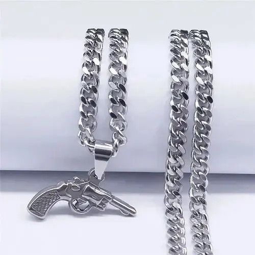 VIBE Punk Gun Pendant Necklaces Size ONE SIZE - 2 Thumbnail